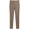 LORO PIANA Pantaloni In Lana / Pinces E Fibbie Blu 48 - 50 - 52