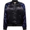 Marni Bomber In Raso Con Ricamo Logo Nero 48