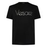 Versace T-shirt Con Ricamo Logo Nero S - M - L - XL - XXL
