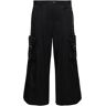 OFF-WHITE Pantaloni Cargo In Cotone Con Fibbie Nero S - M - L