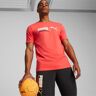 PUMA T-Shirt per pallamano da, Rosso/Marrone/Altro M