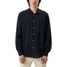 T-shirt & Polo Liu Jo  Camicia Lino Tencel Collo Regular Blu Blu M
