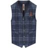 Gilet Drug Tartan Blu Bob Uomo Blu M