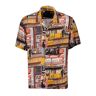 HUF CAMICIA MANICA CORTA CORNER STORE RESORT MULTI M