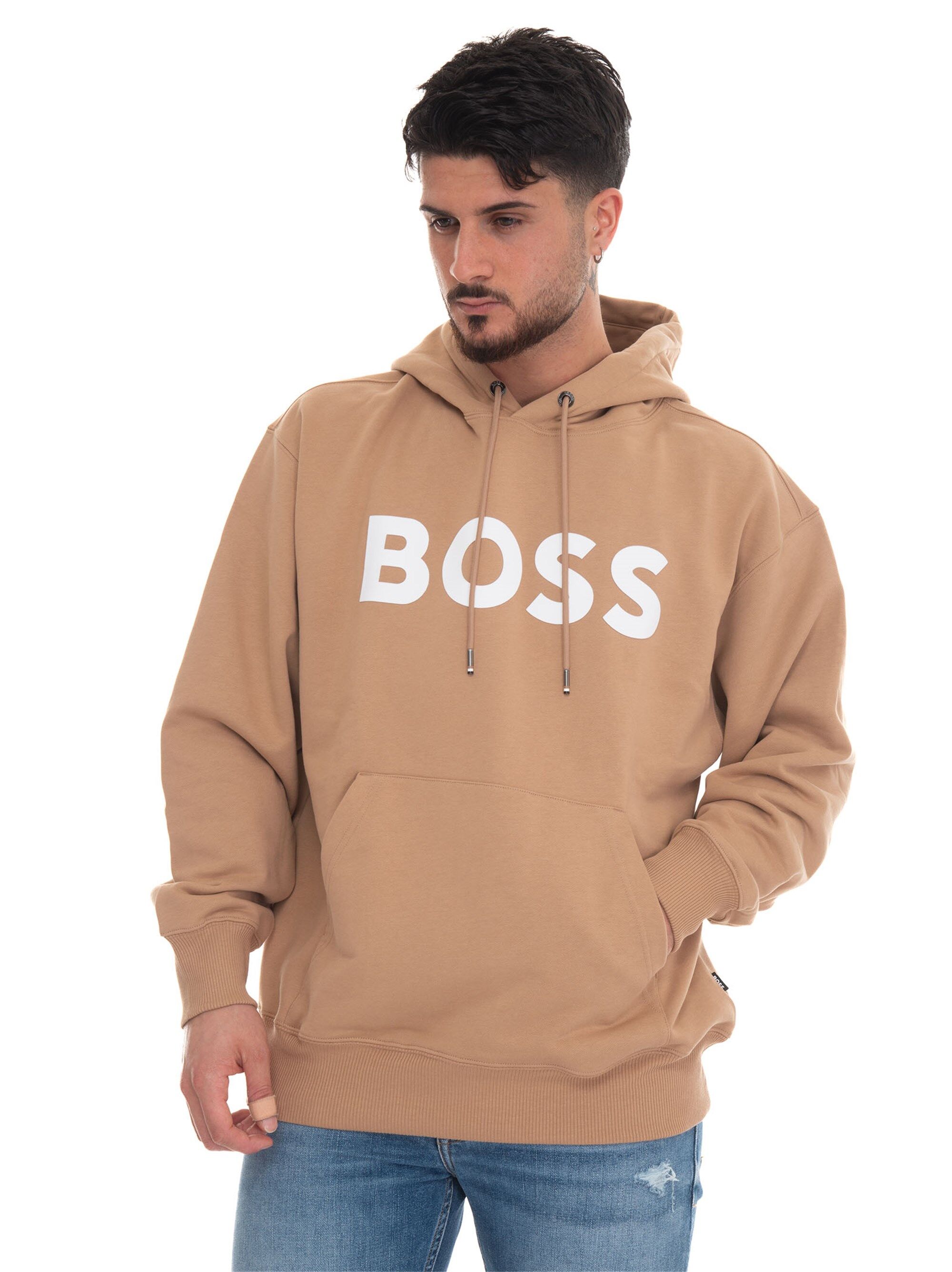 Boss Felpa con cappuccio SULLIVAN08 Beige Uomo L