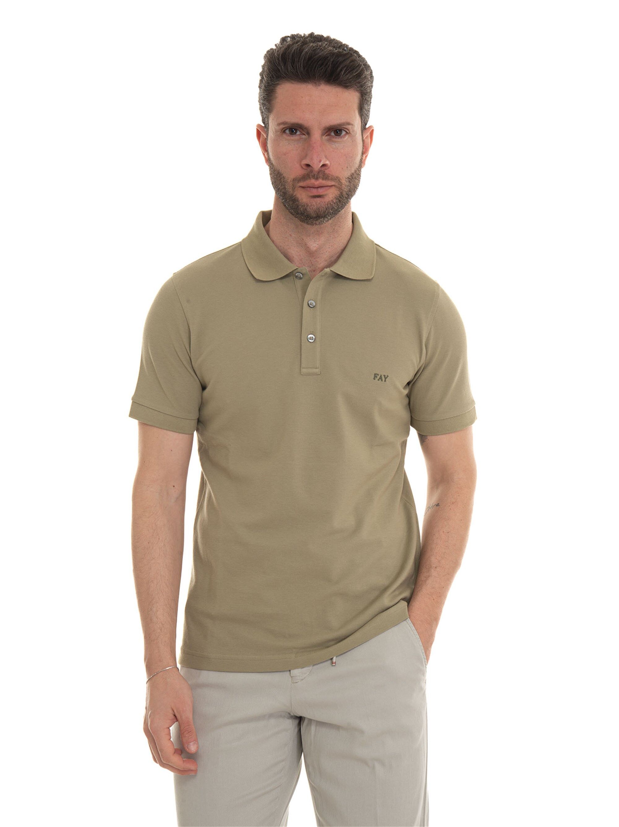 Fay Polo manica corta Verde Uomo XL