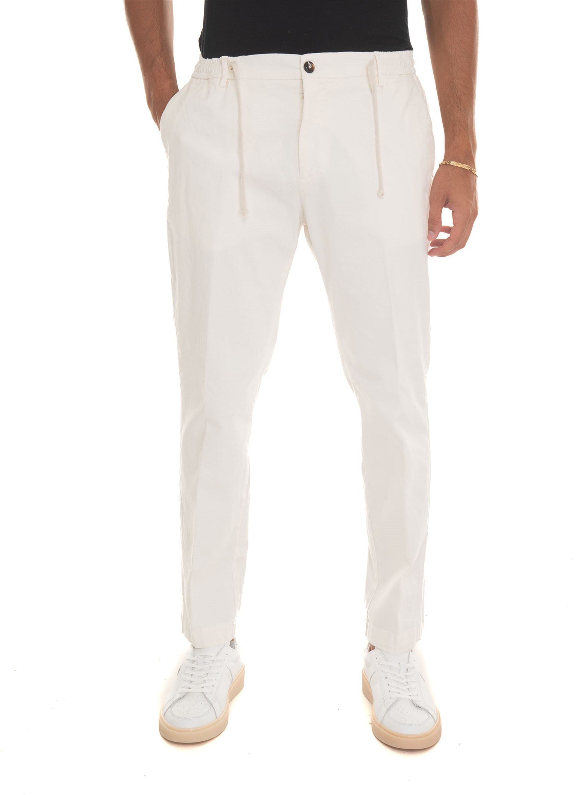 Detwelve Pantalone modello chino Panna Uomo 54