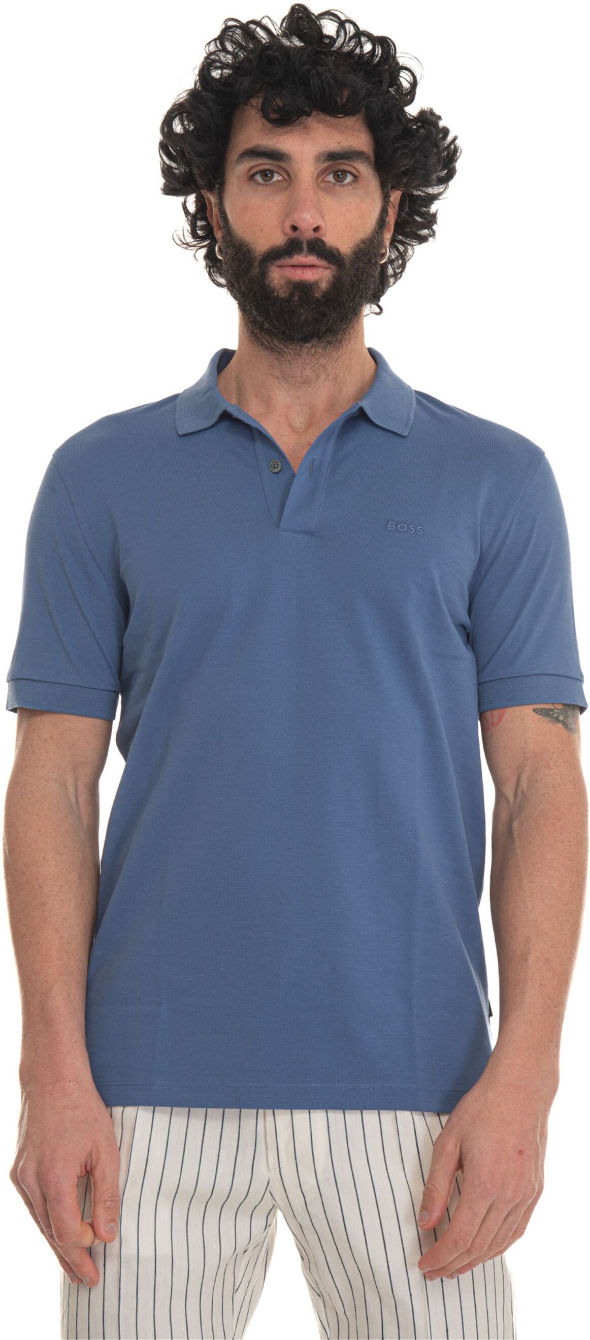 Boss Polo manica corta Bluette Uomo XL