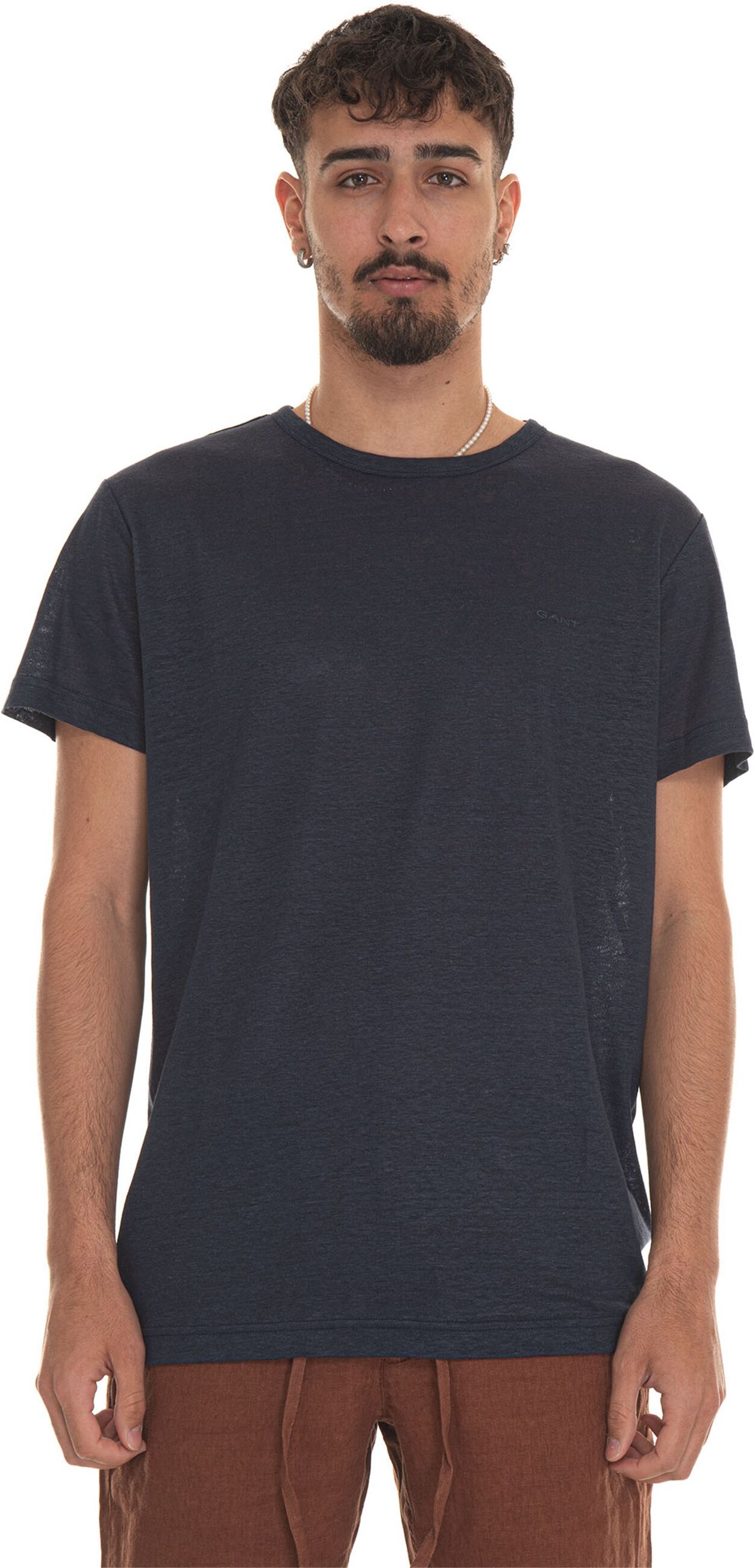 Gant T-shirt girocollo mezza manica Turchia Blu Uomo XL