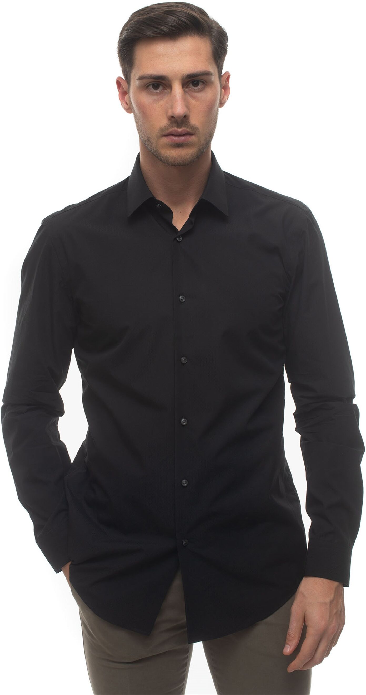 Boss Camicia classica da uomo Nero Uomo 41