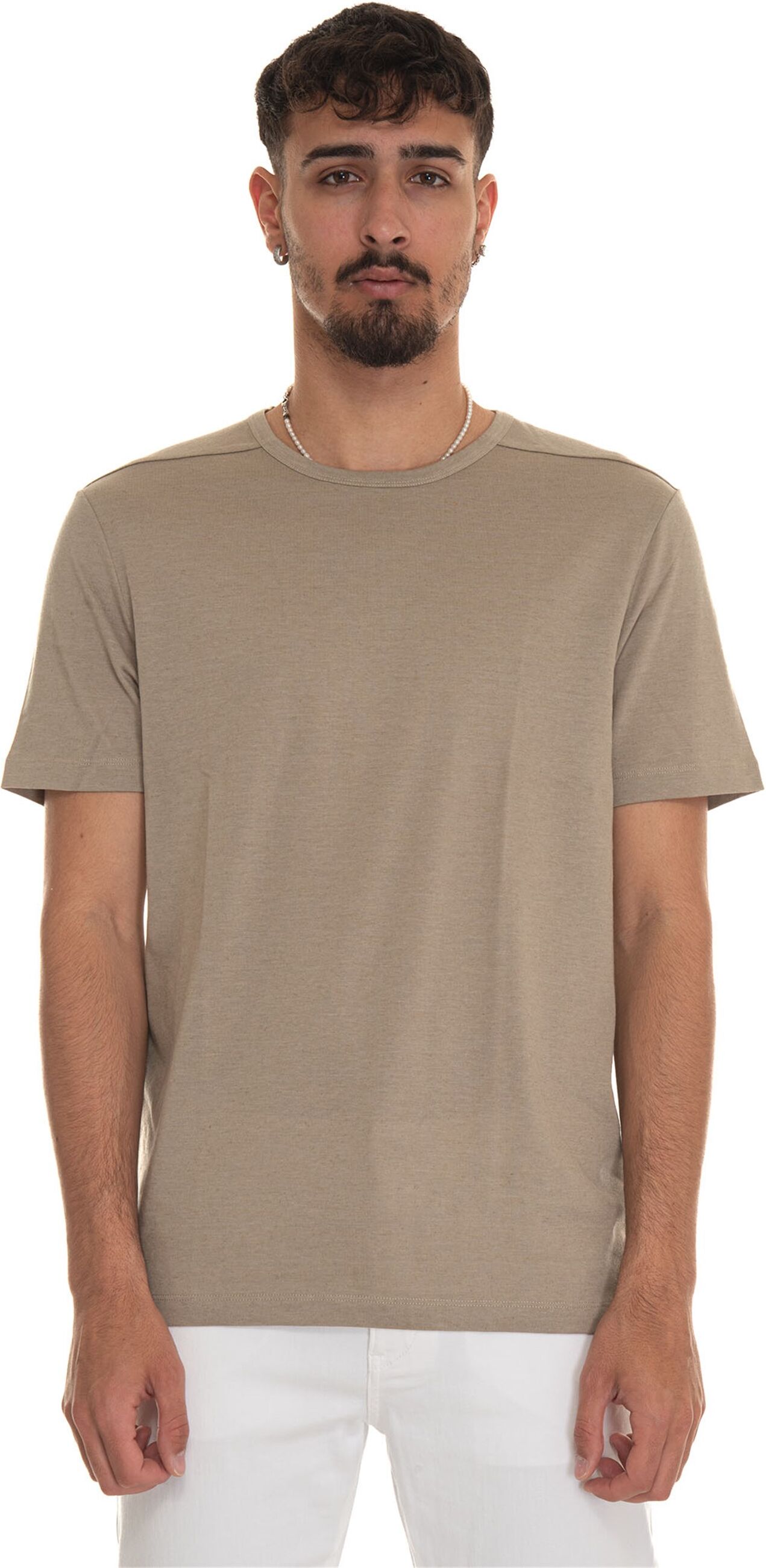 Boss T-shirt girocollo mezza manica P-TIBURT440 Beige Uomo L