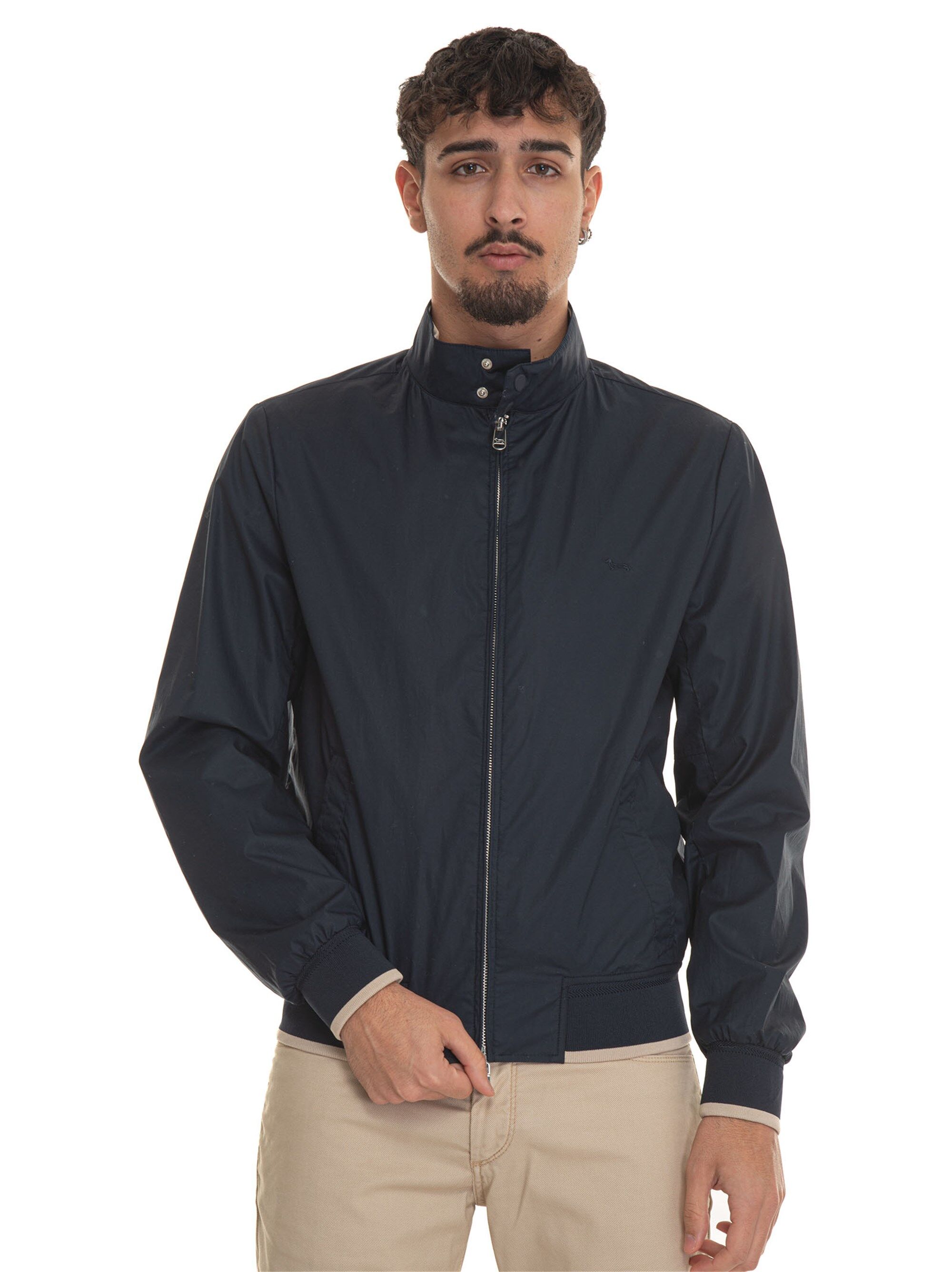 Harmont & Blaine Giubbino bomber K0L164 Blu Uomo XL