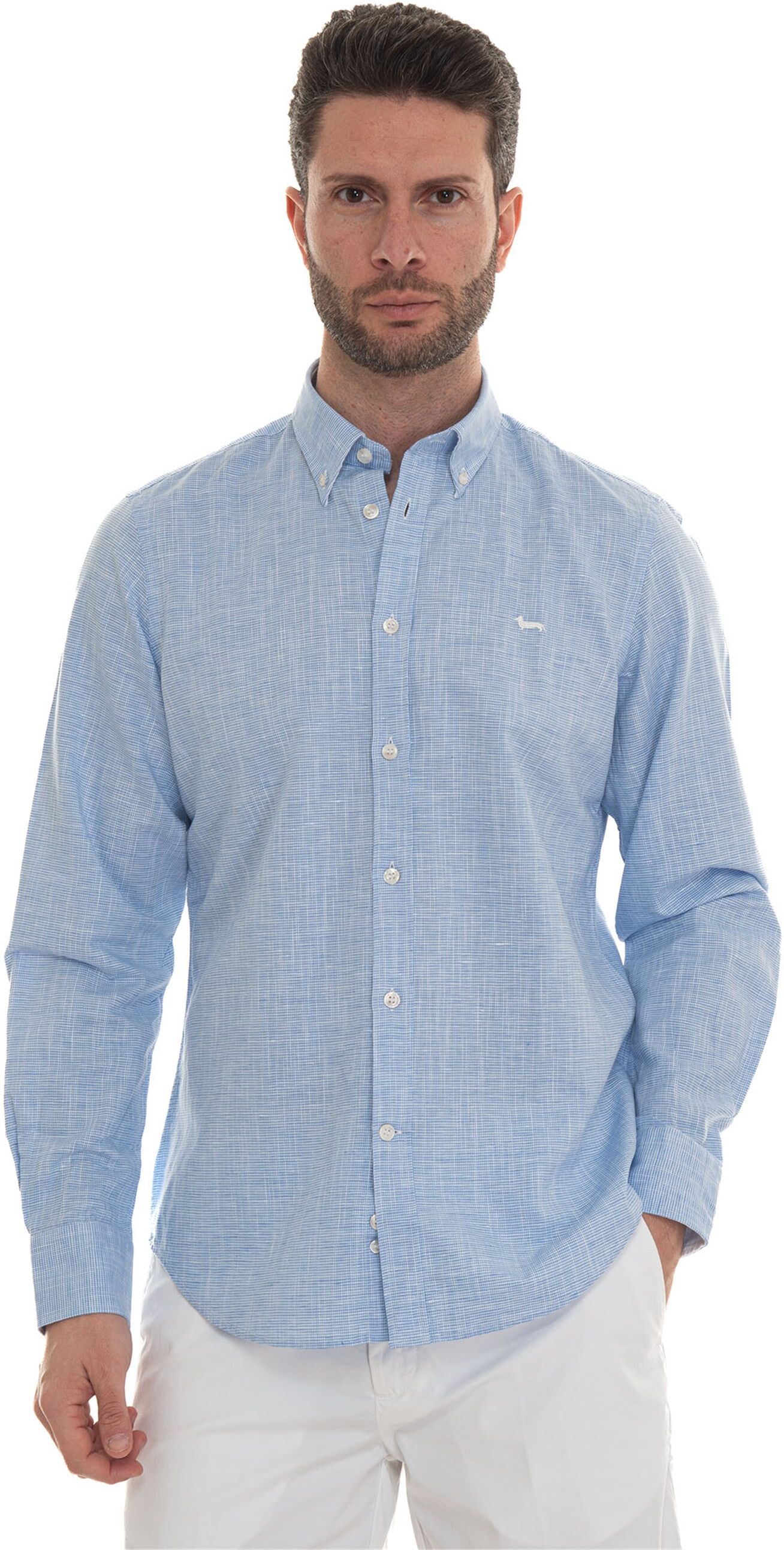 Harmont & Blaine Camicia casual Celeste Uomo XXL