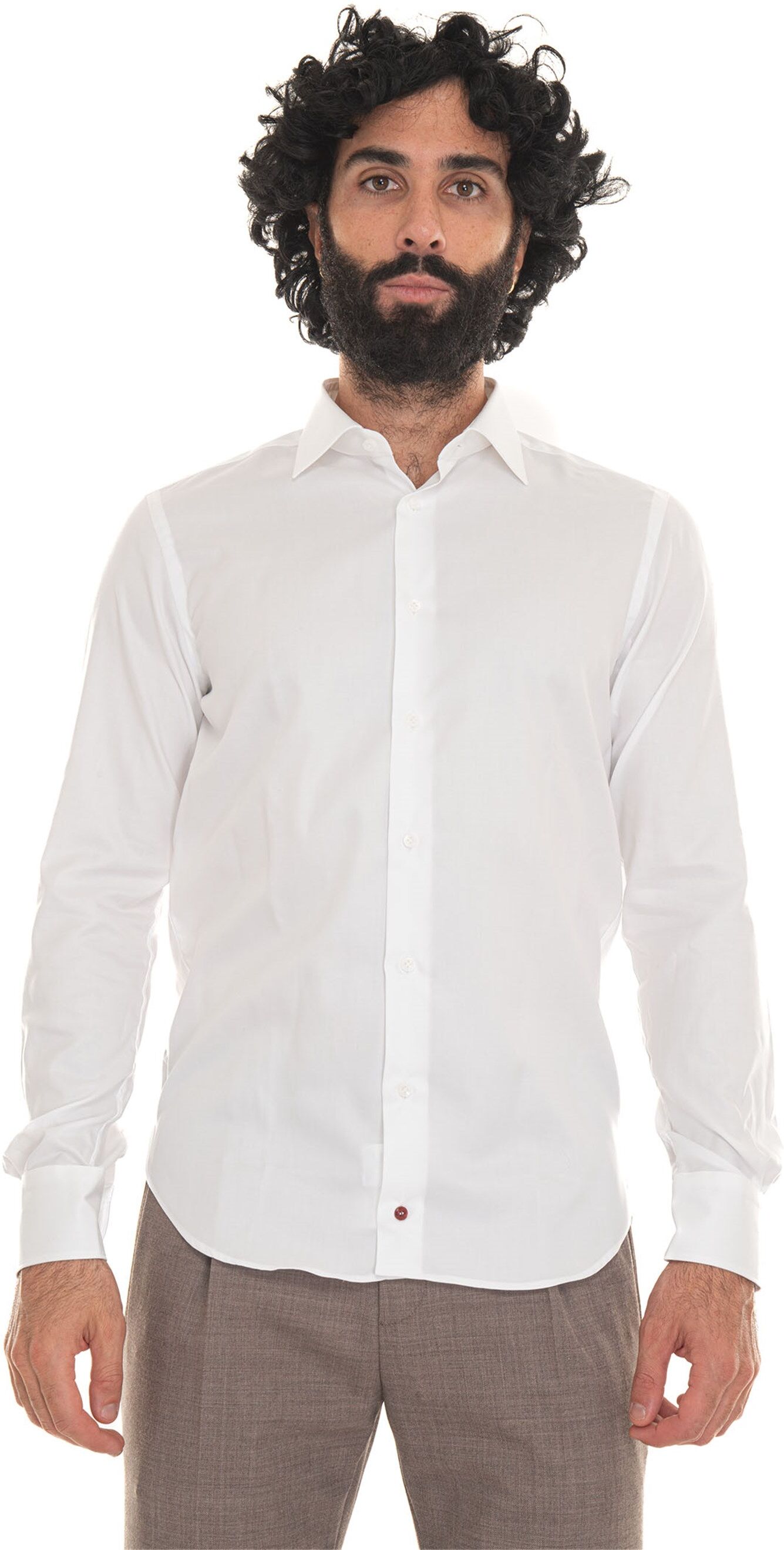 Carrel Camicia classica da uomo Bianco Uomo 44