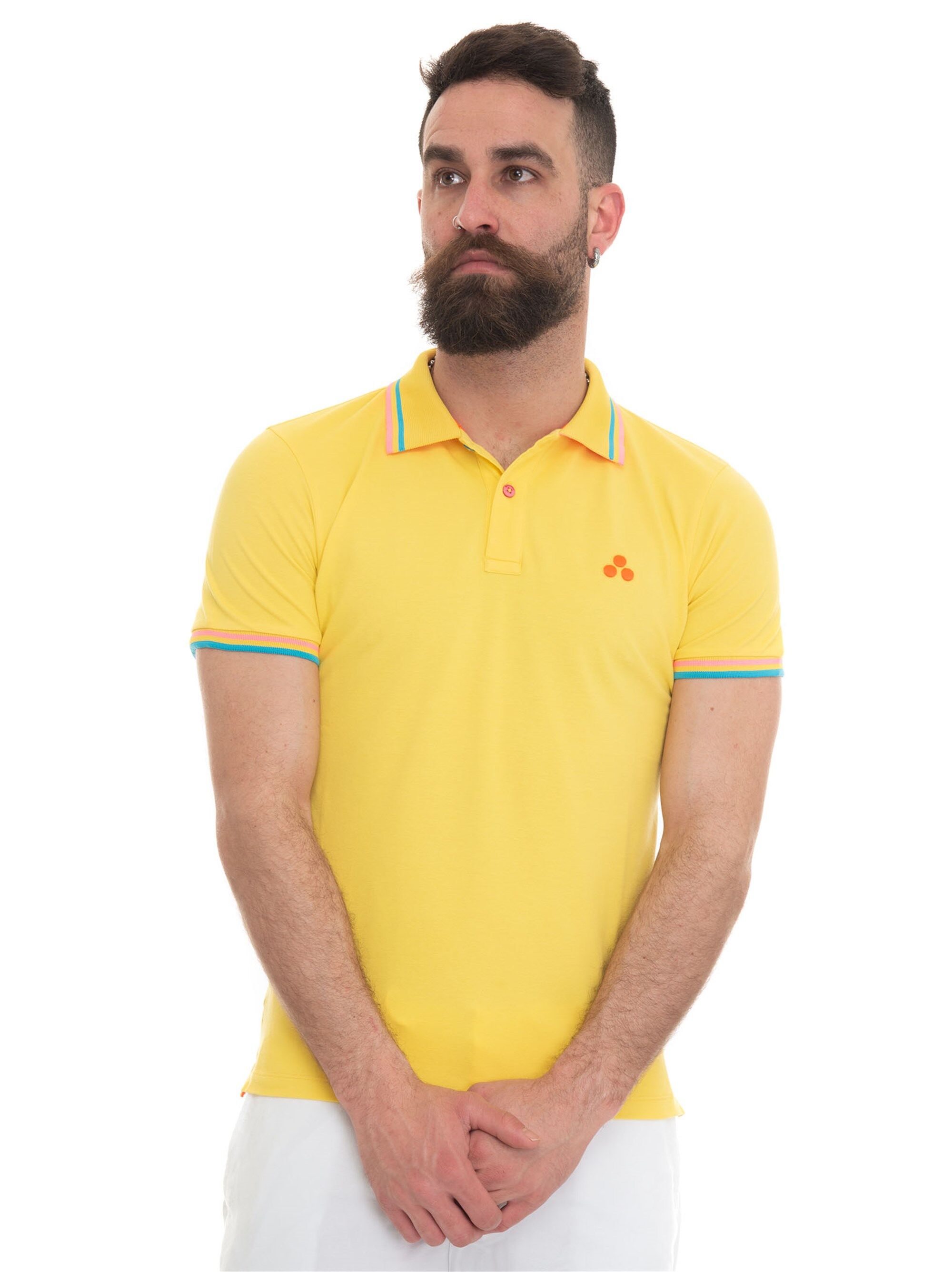 Peuterey Polo manica corta NEWSELANDINASTR Giallo Uomo XXL