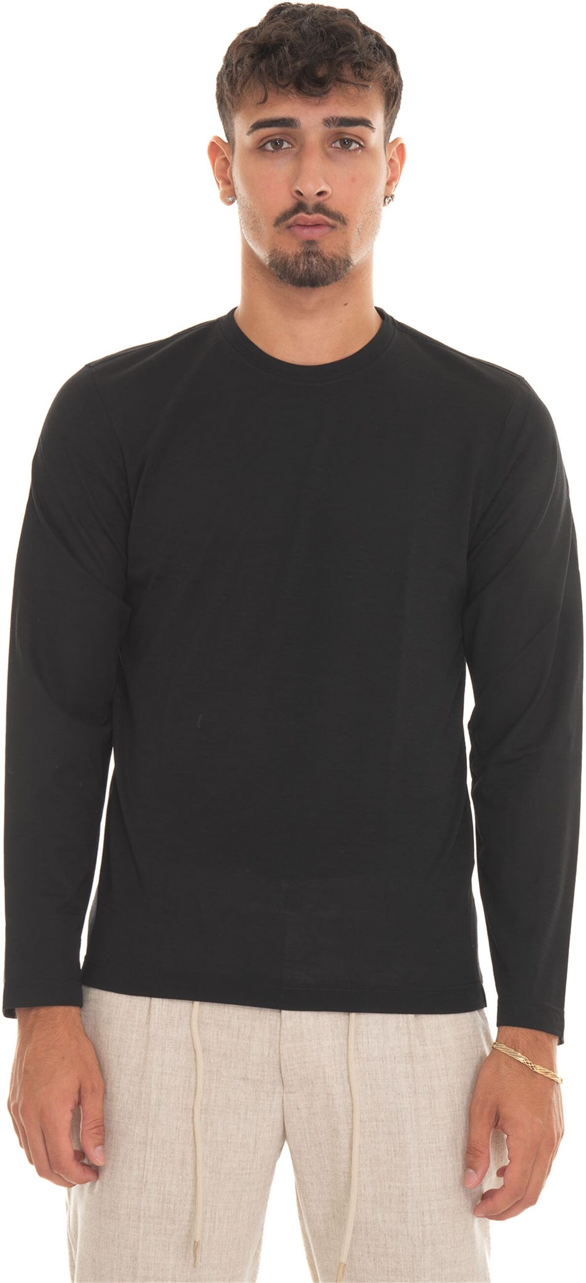 Gran Sasso T-shirt girocollo Nero Uomo 52