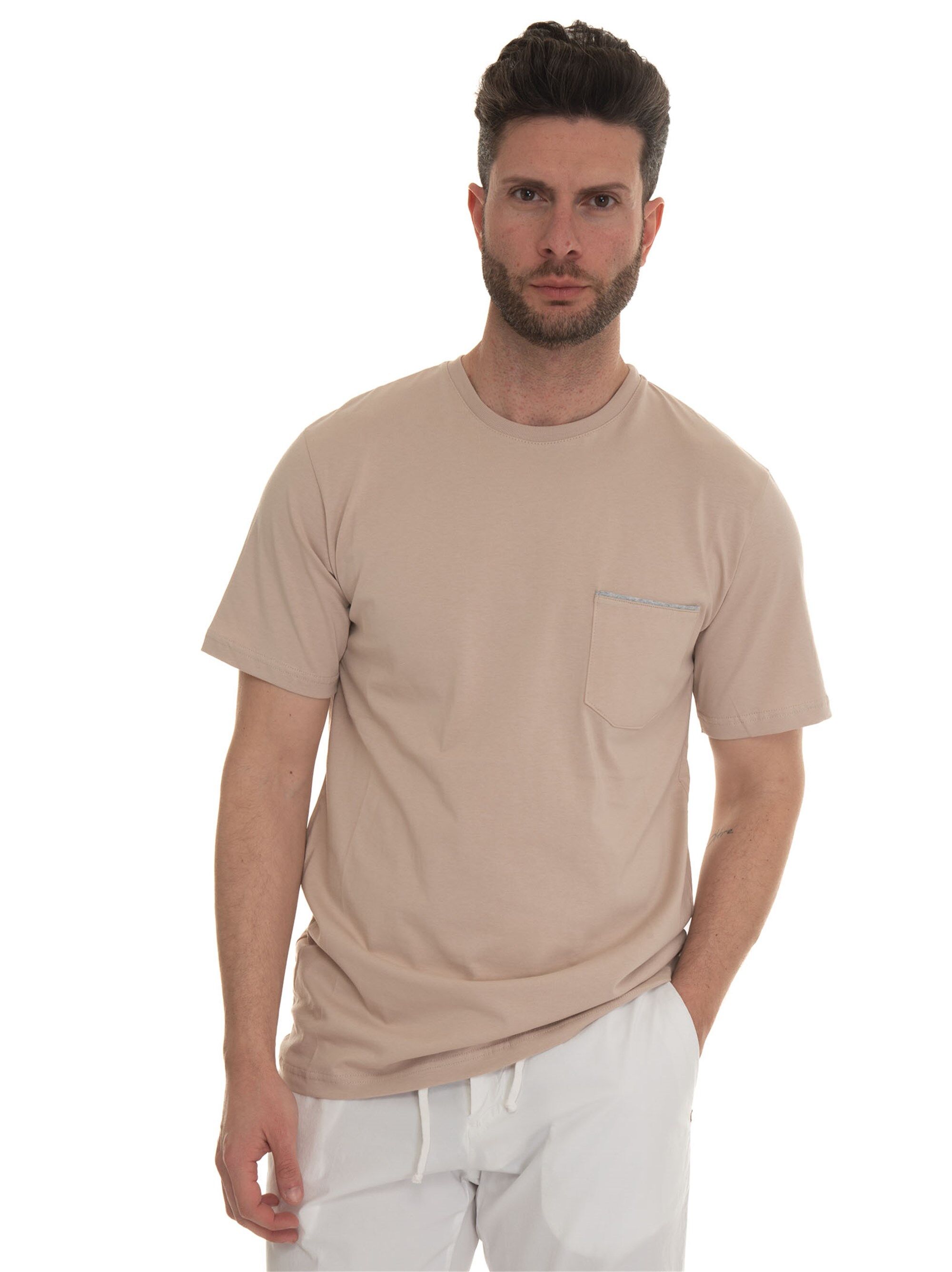 Detwelve T-shirt girocollo Beige Uomo XXL