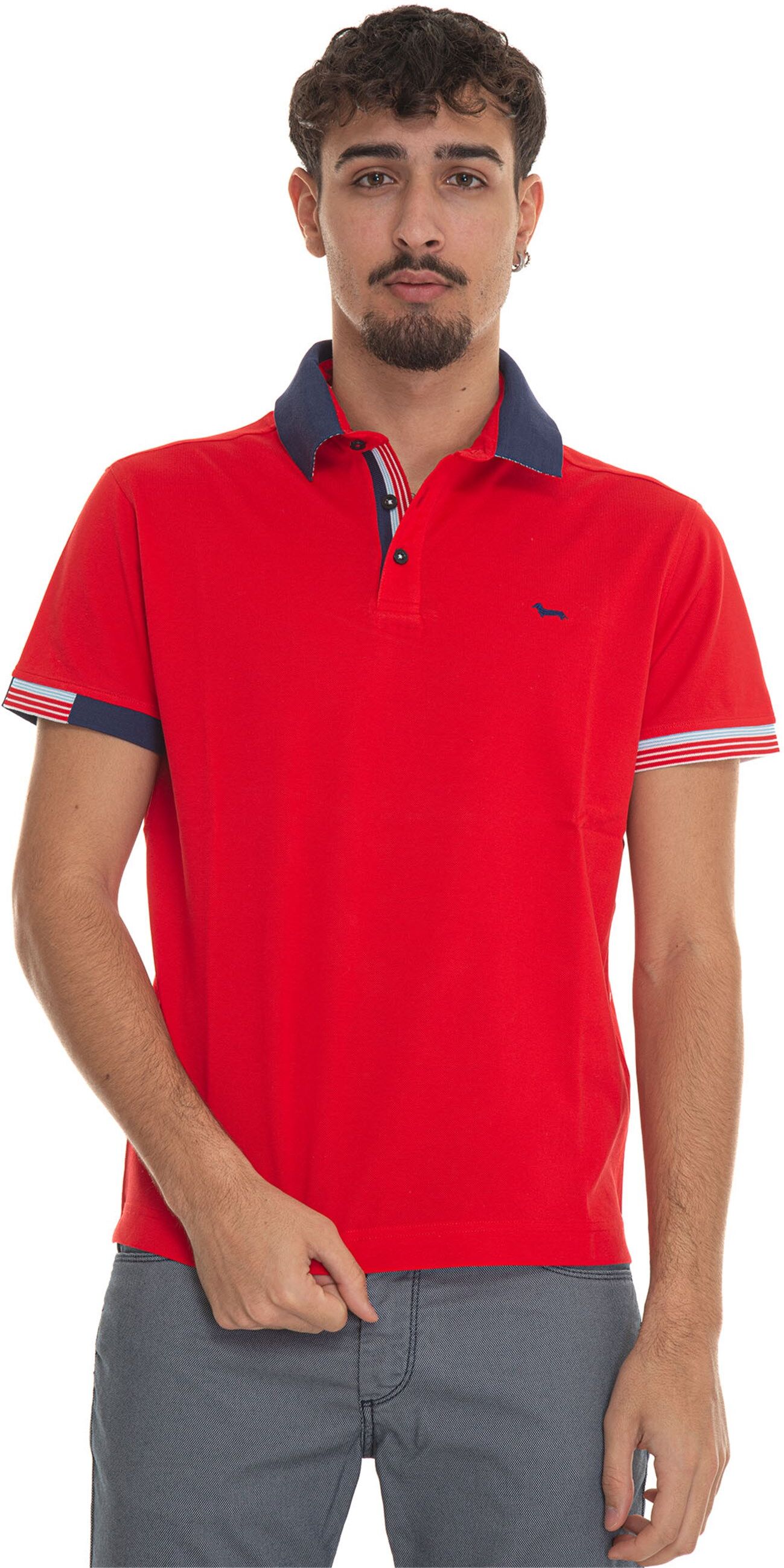 Harmont & Blaine Polo manica corta LRL385 Rosso Uomo XL