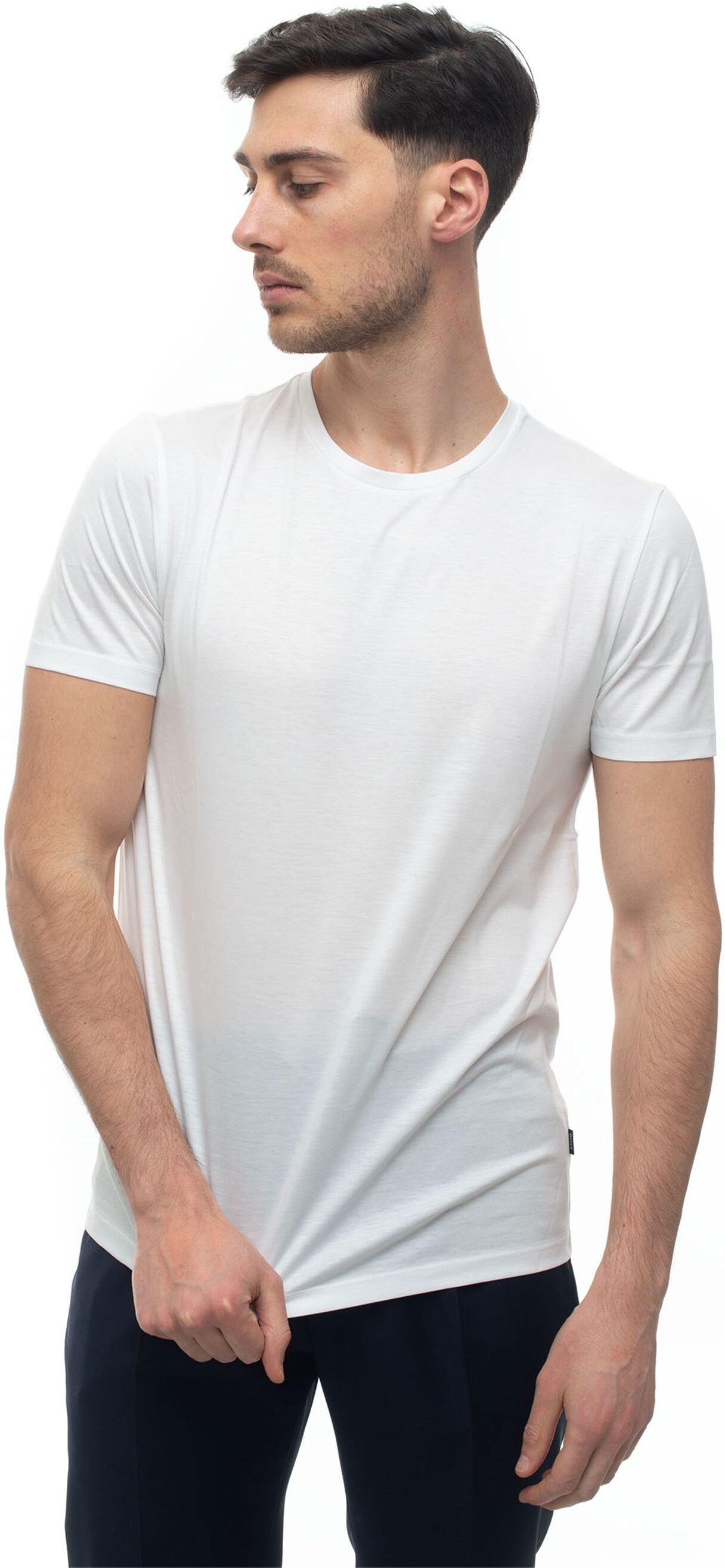 Boss T-shirt girocollo mezza manica Bianco Uomo XXL