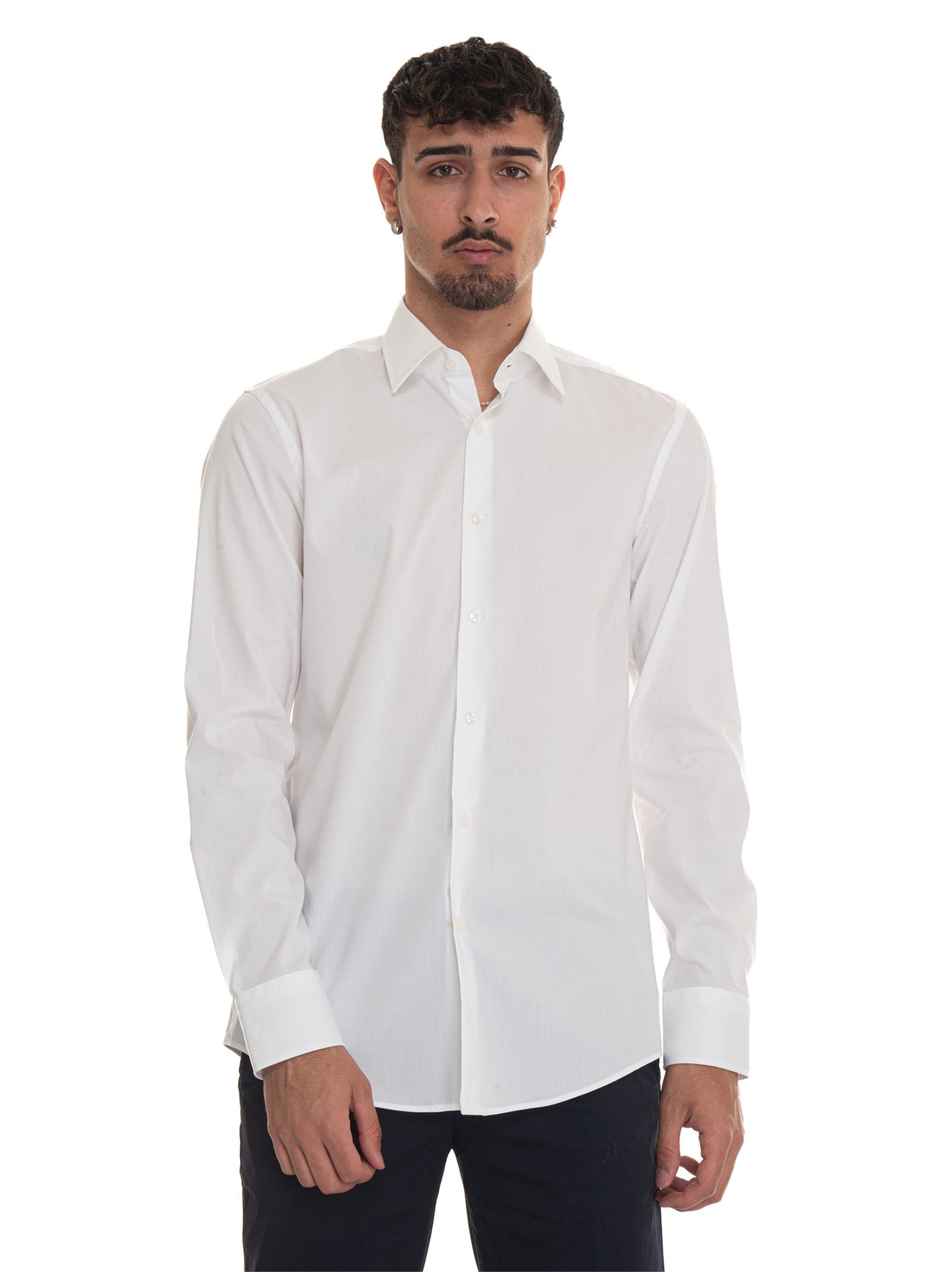 Boss Camicia casual H-HANK-KENT Bianco Uomo 39