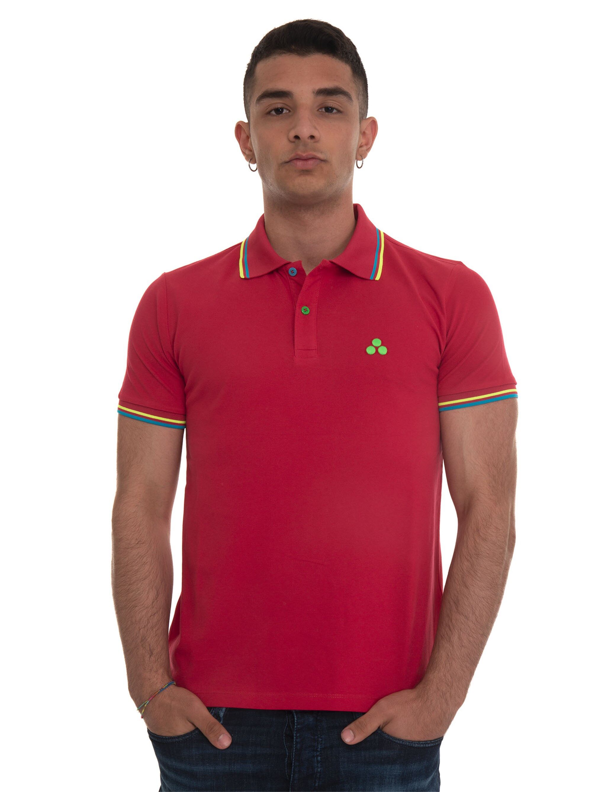 Peuterey Polo manica corta NEWSELANDINASTR Fragola Uomo XL