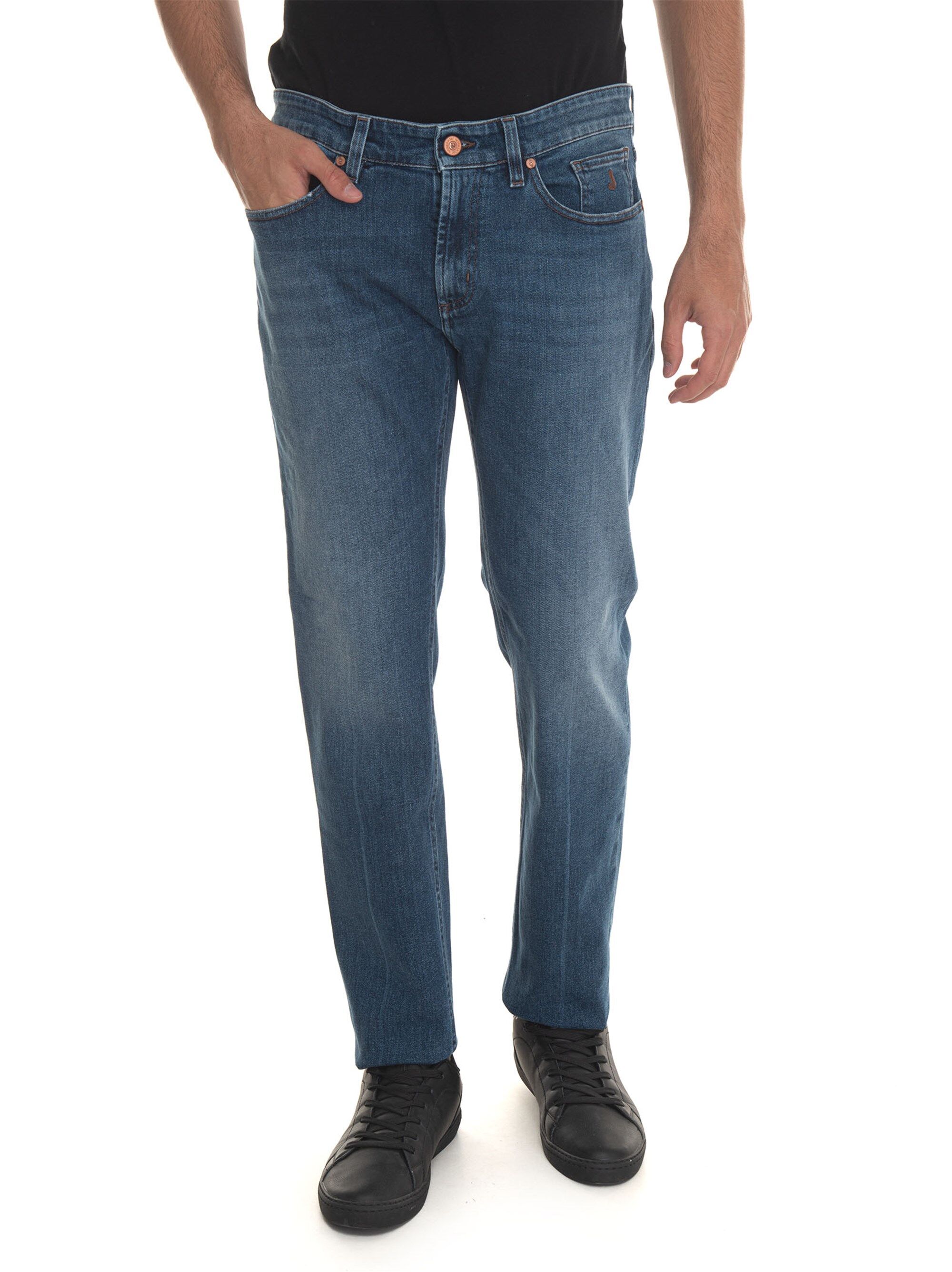 Jeckerson Jeans 5 tasche Denim medio Uomo 36