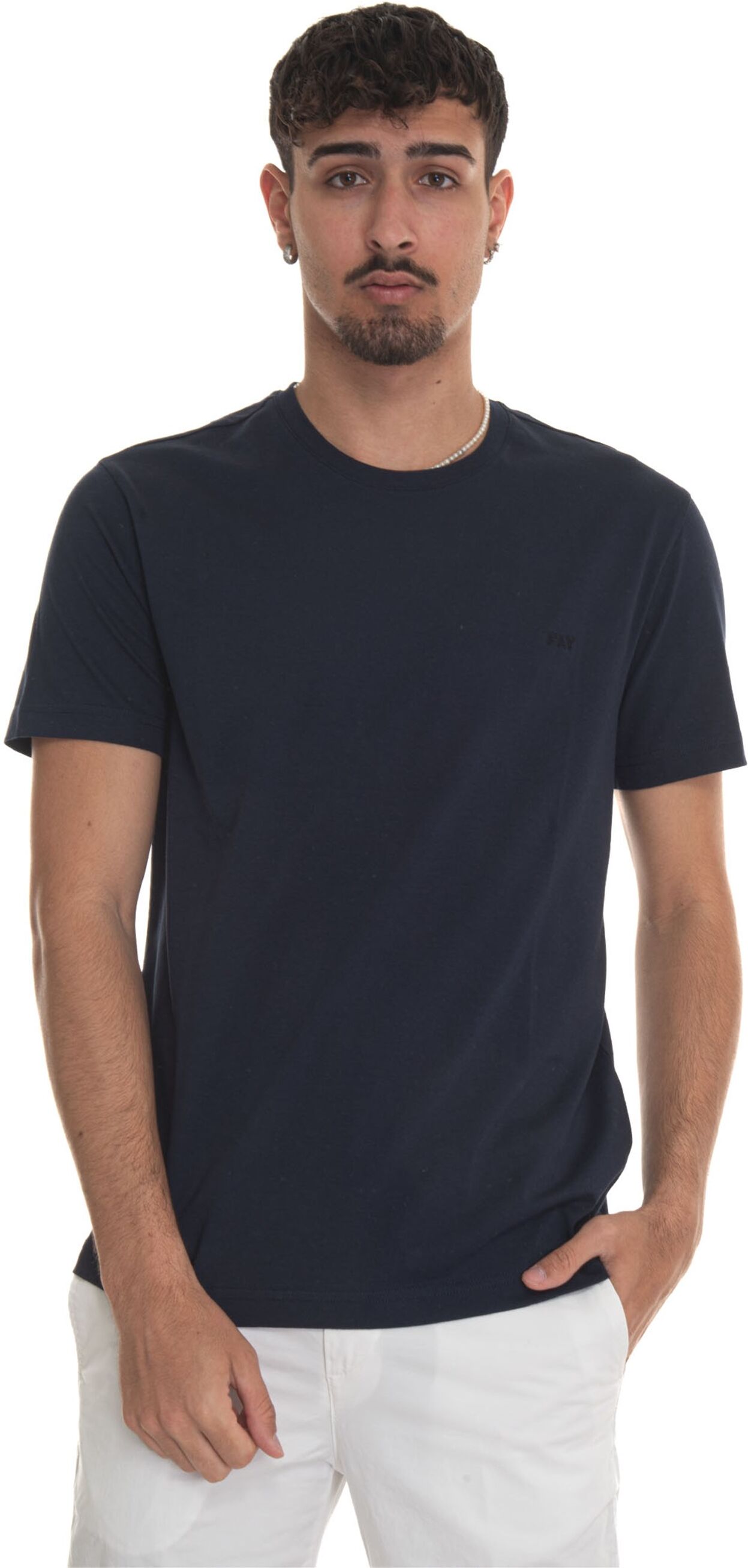 Fay T-shirt girocollo mezza manica Blu Uomo XXL