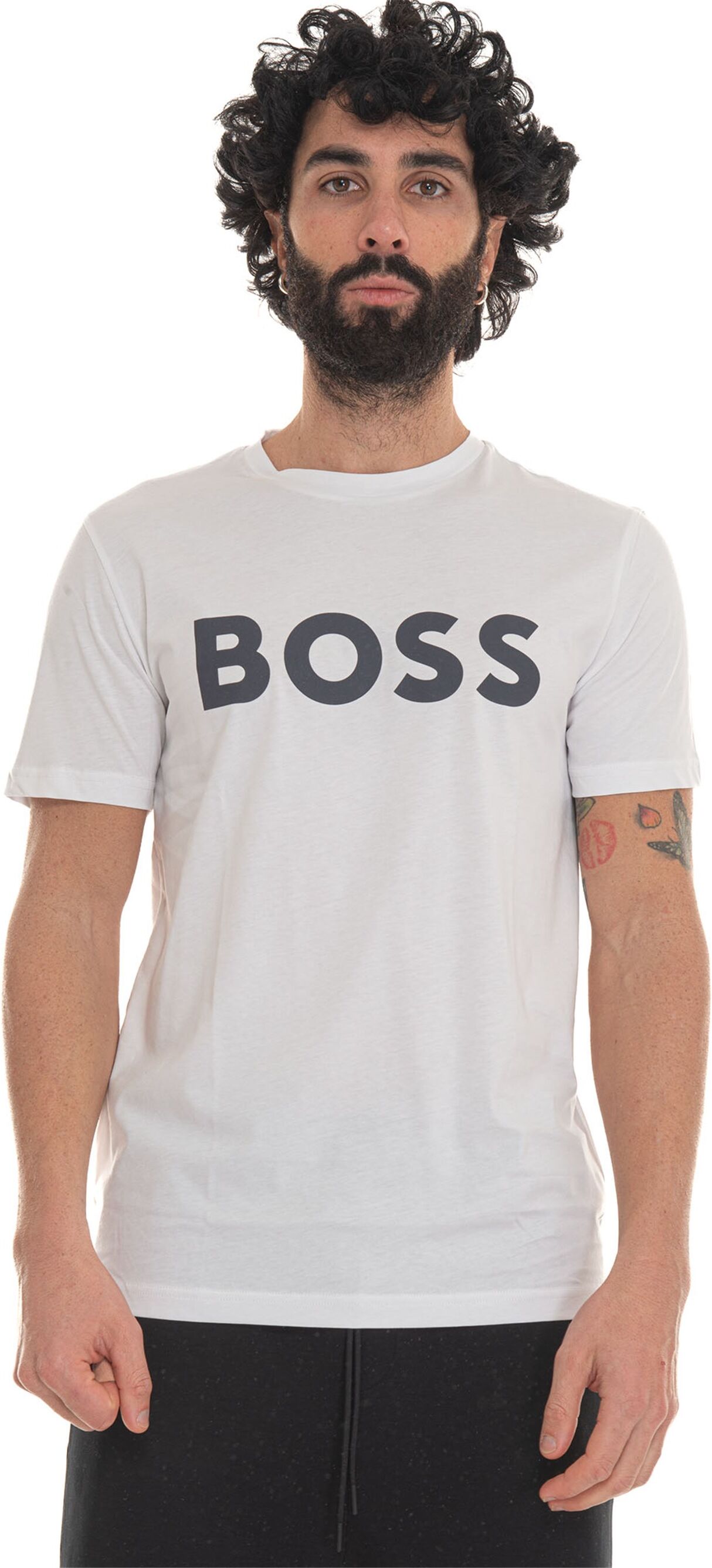 Boss T-shirt girocollo Bianco Uomo M