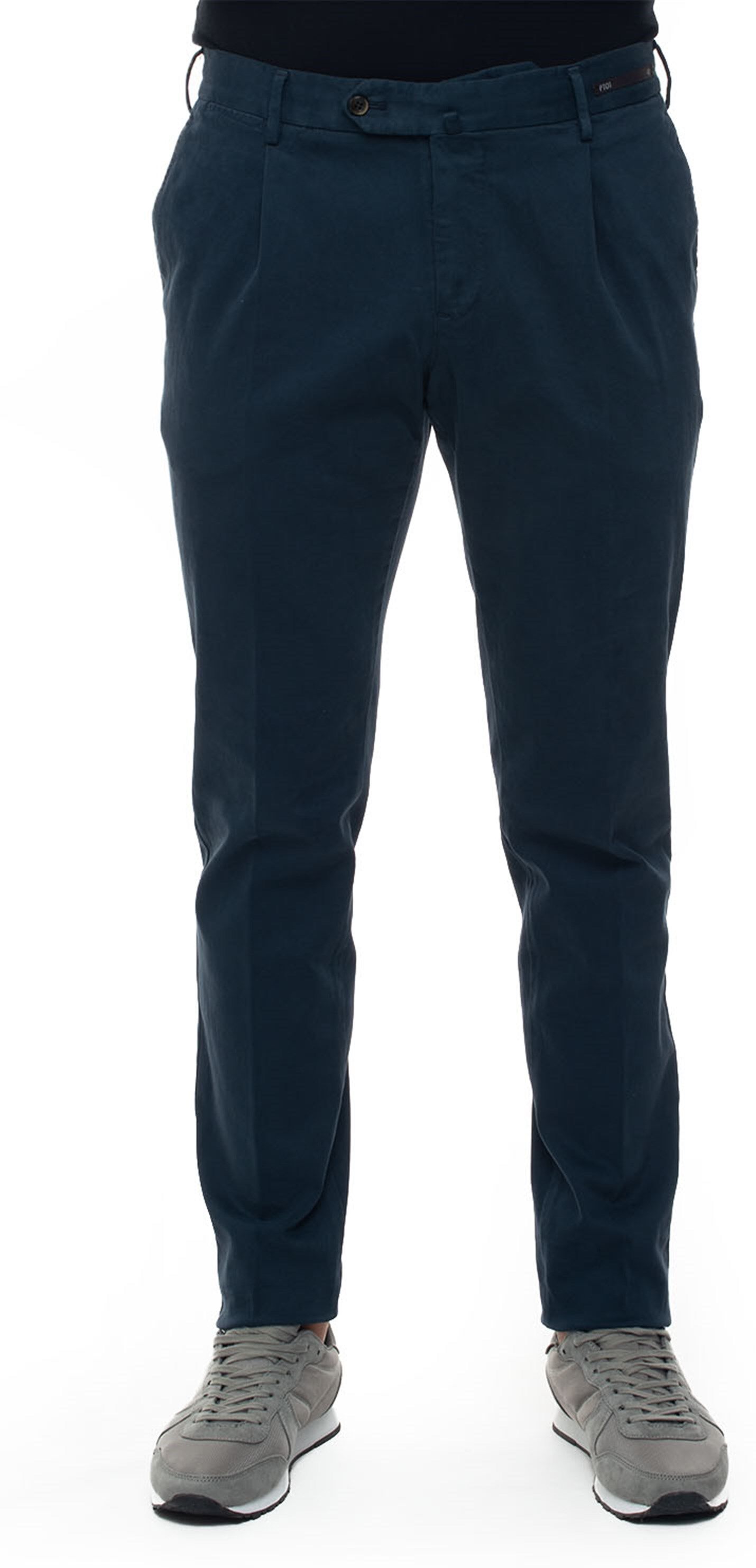 PT01 Pantalone modello chino Blu Uomo 46