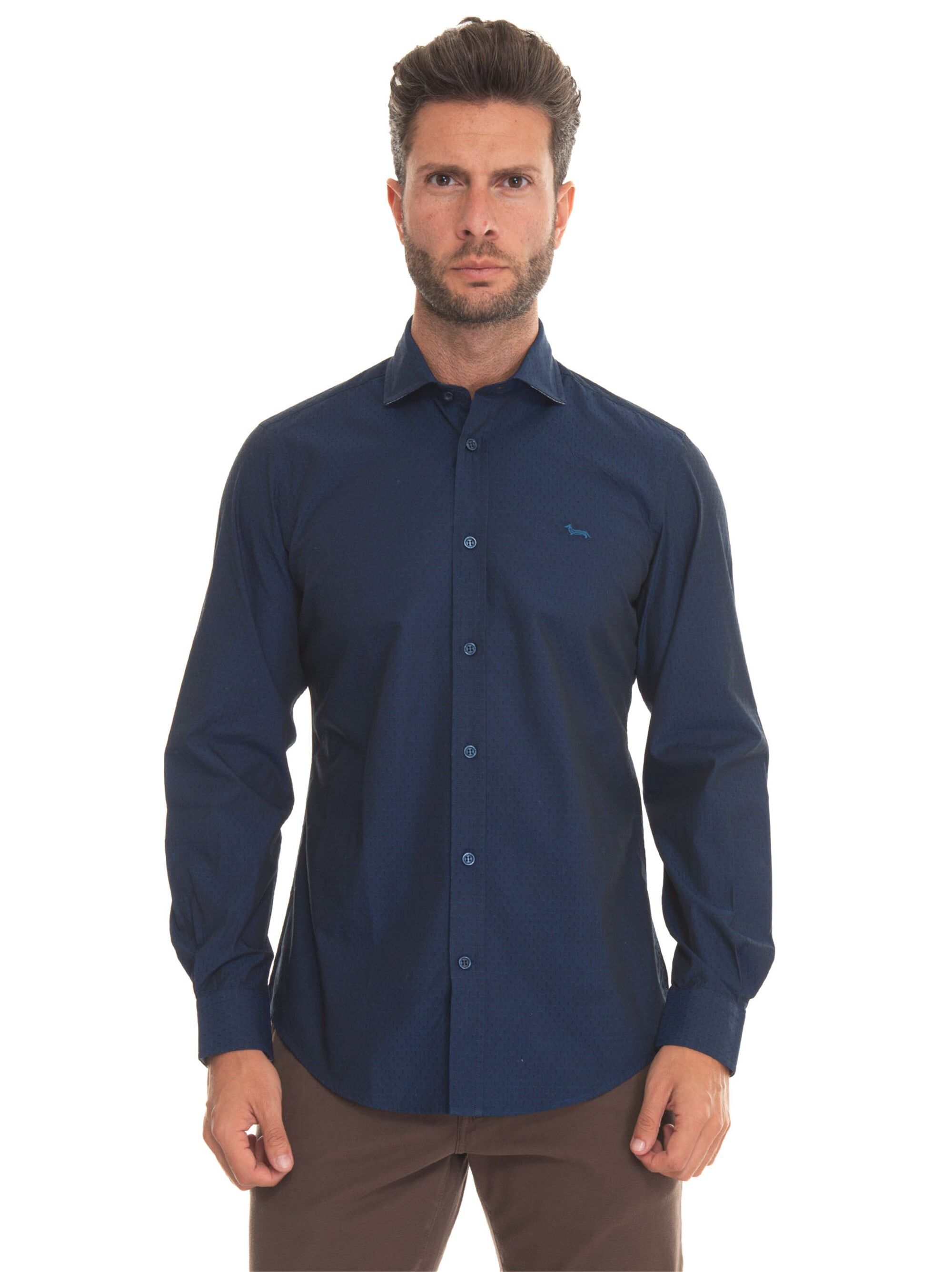 Harmont & Blaine Camicia casual Blu Uomo L