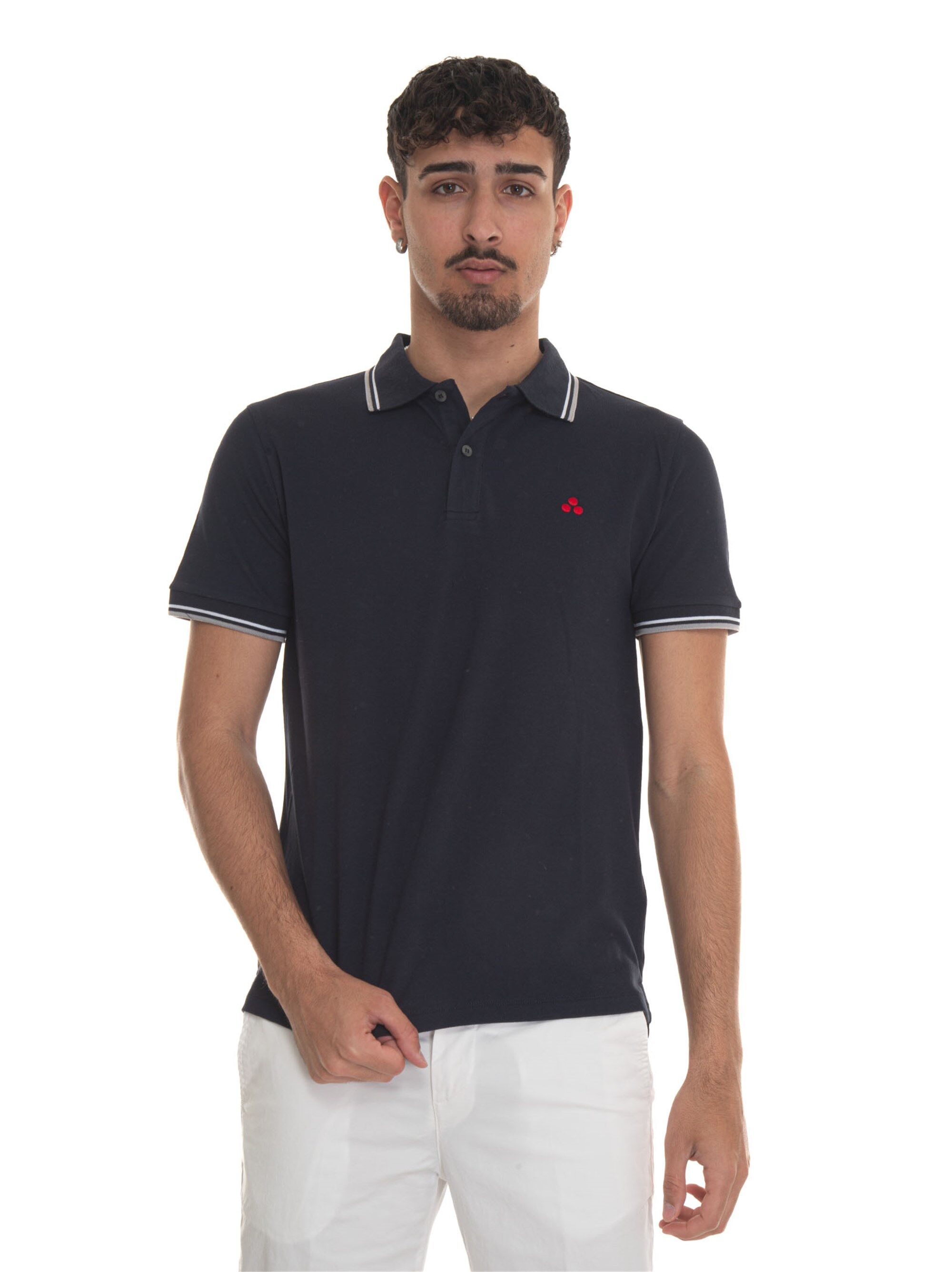 Peuterey Polo mezza manica NEWMEDINILLASTR01 Blu Uomo XL