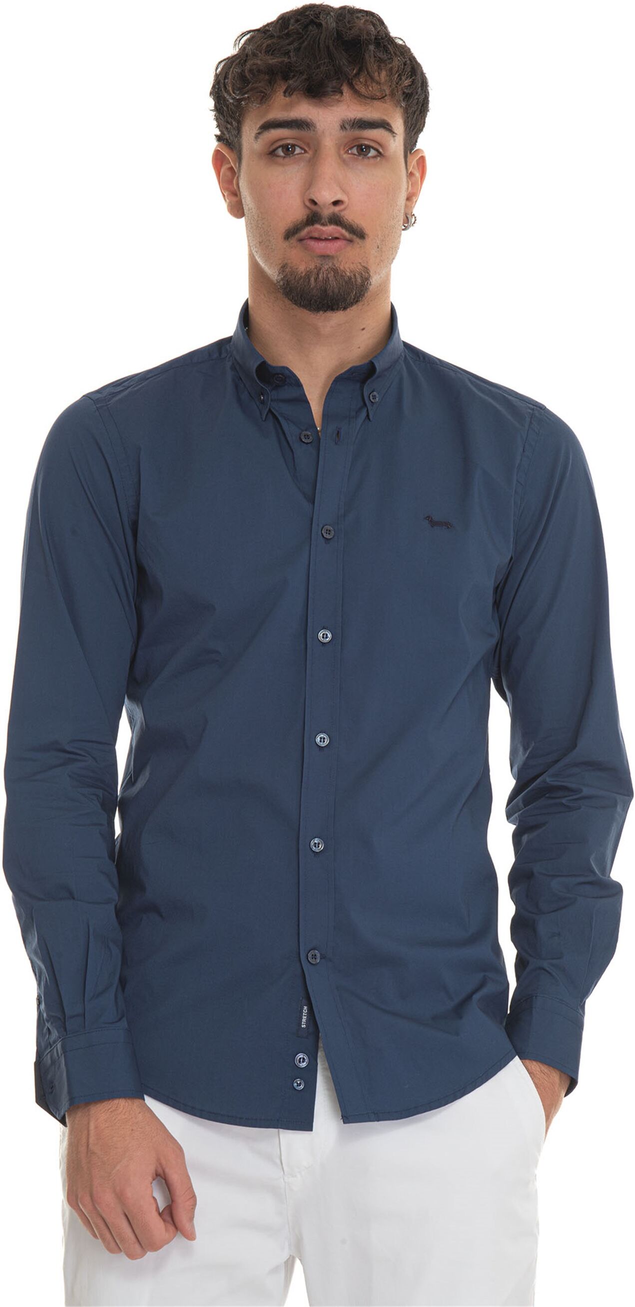 Harmont & Blaine Camicia casual CNL011 Blu marine Uomo L