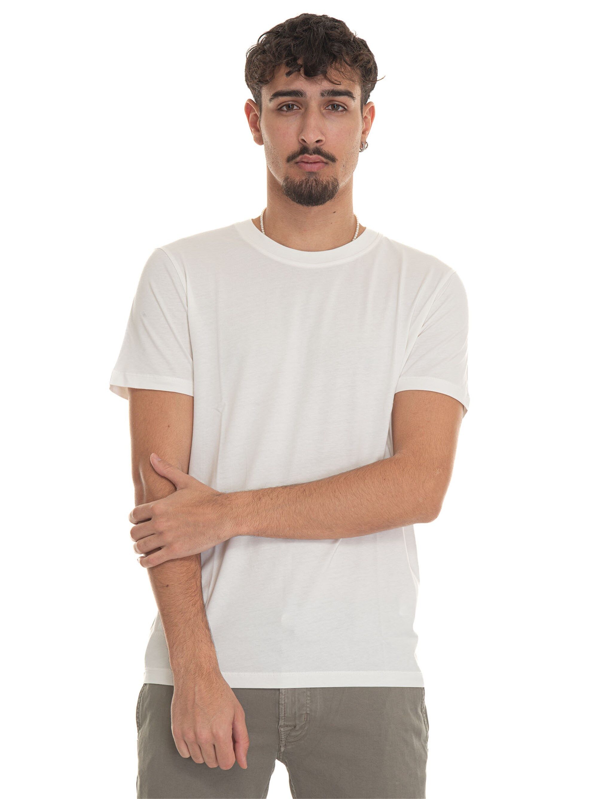 Peuterey T-shirt girocollo mezza manica MANDERLY01 Bianco Uomo XL