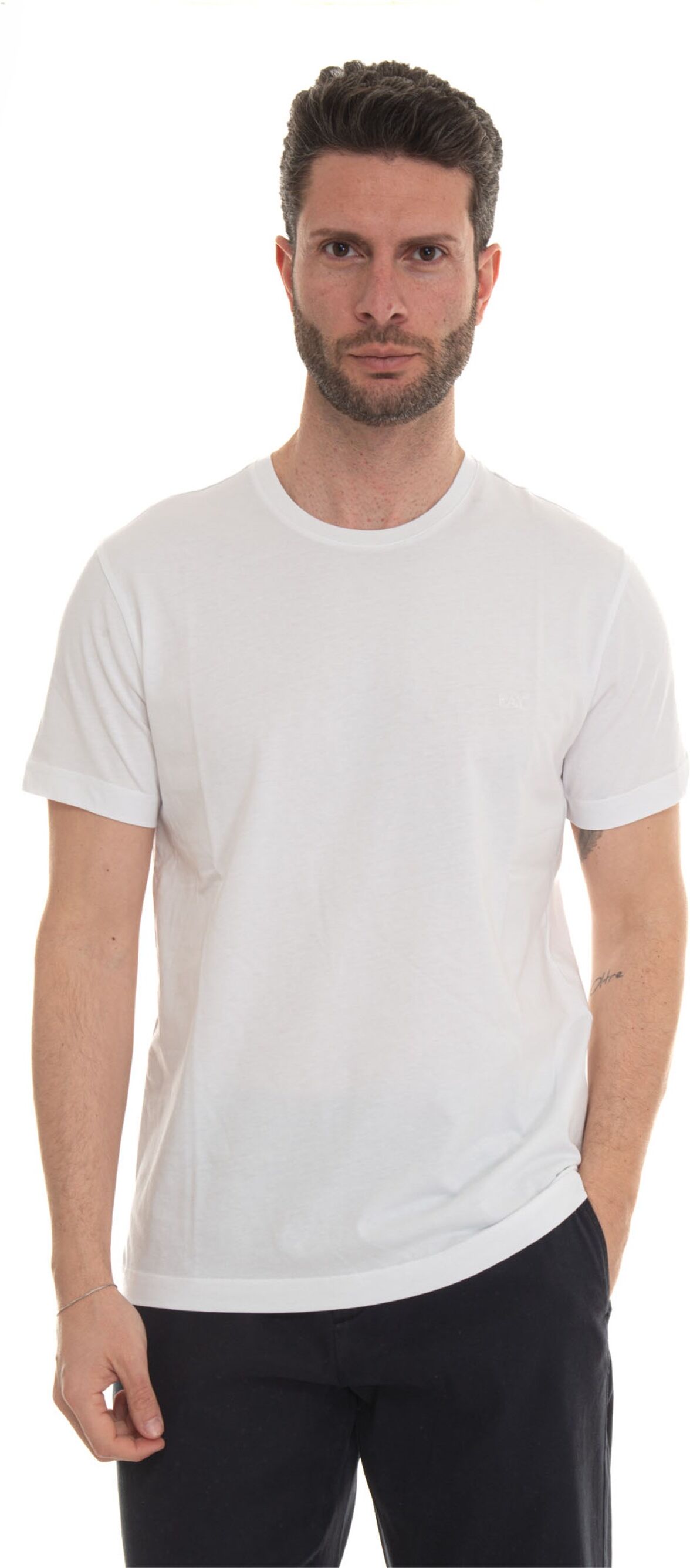 Fay T-shirt girocollo mezza manica Bianco Uomo XL