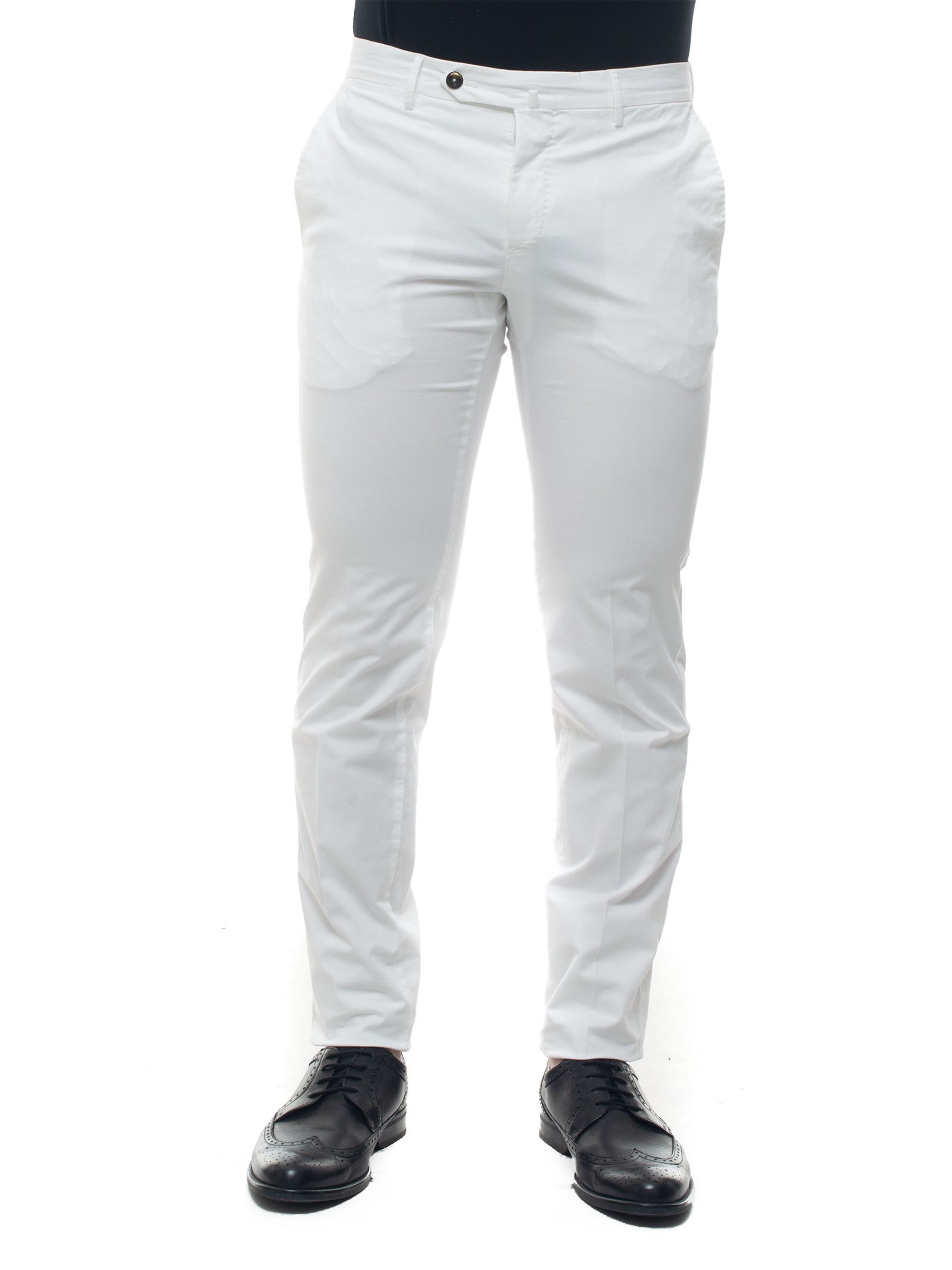 PT01 Pantalone modello chino Bianco Uomo 56
