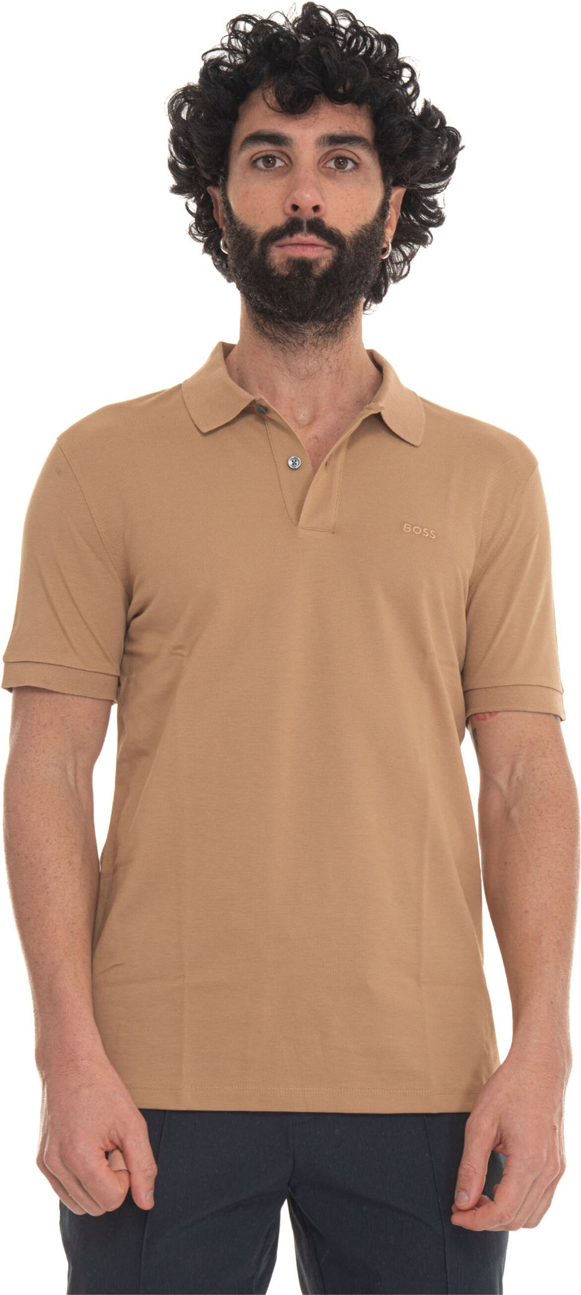 Boss Polo manica corta Beige Uomo XL