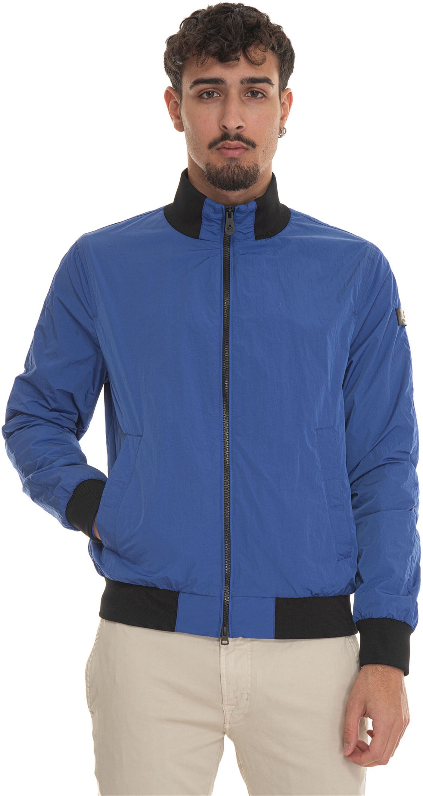 Peuterey Giubbino bomber AGNEL01 Blu elettrico Uomo M