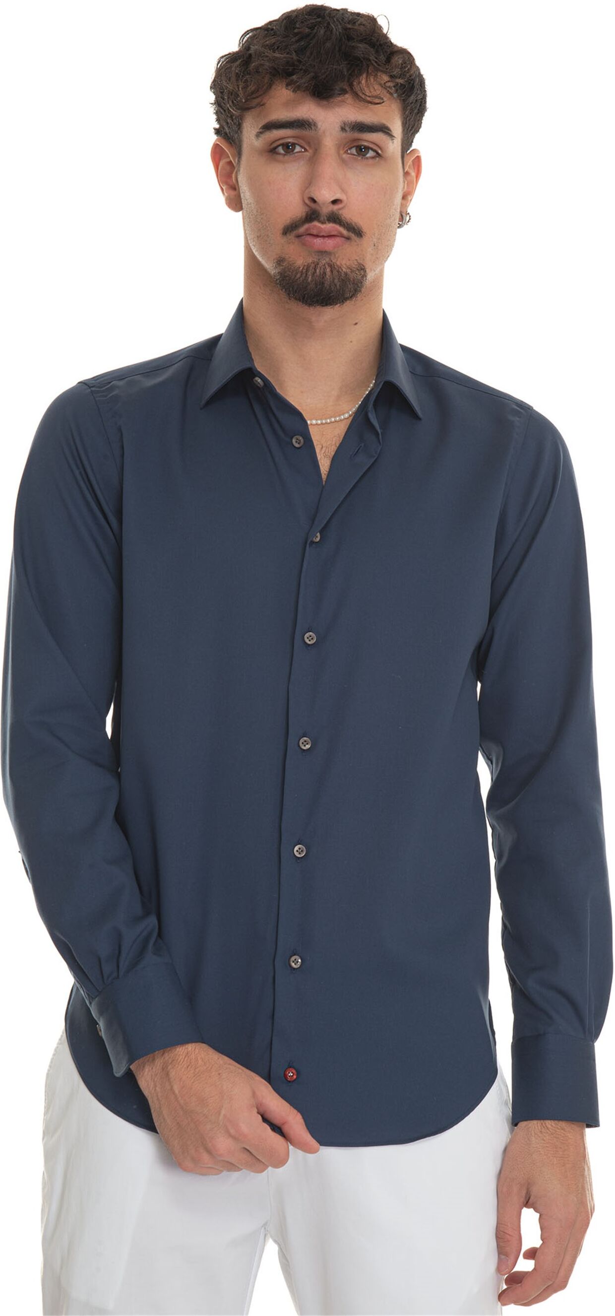 Carrel Camicia classica da uomo Blu Uomo 39