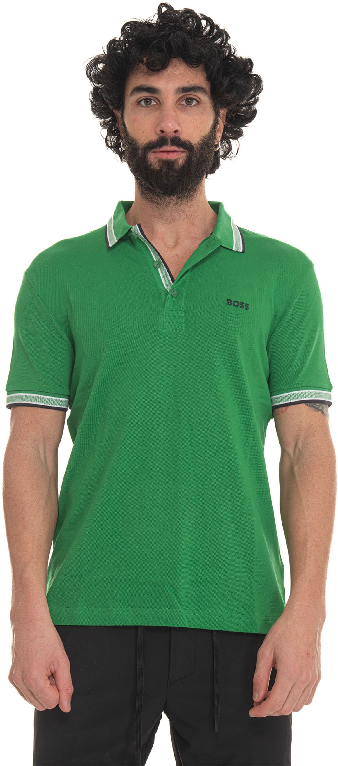 Boss Polo manica corta Verde Uomo XL