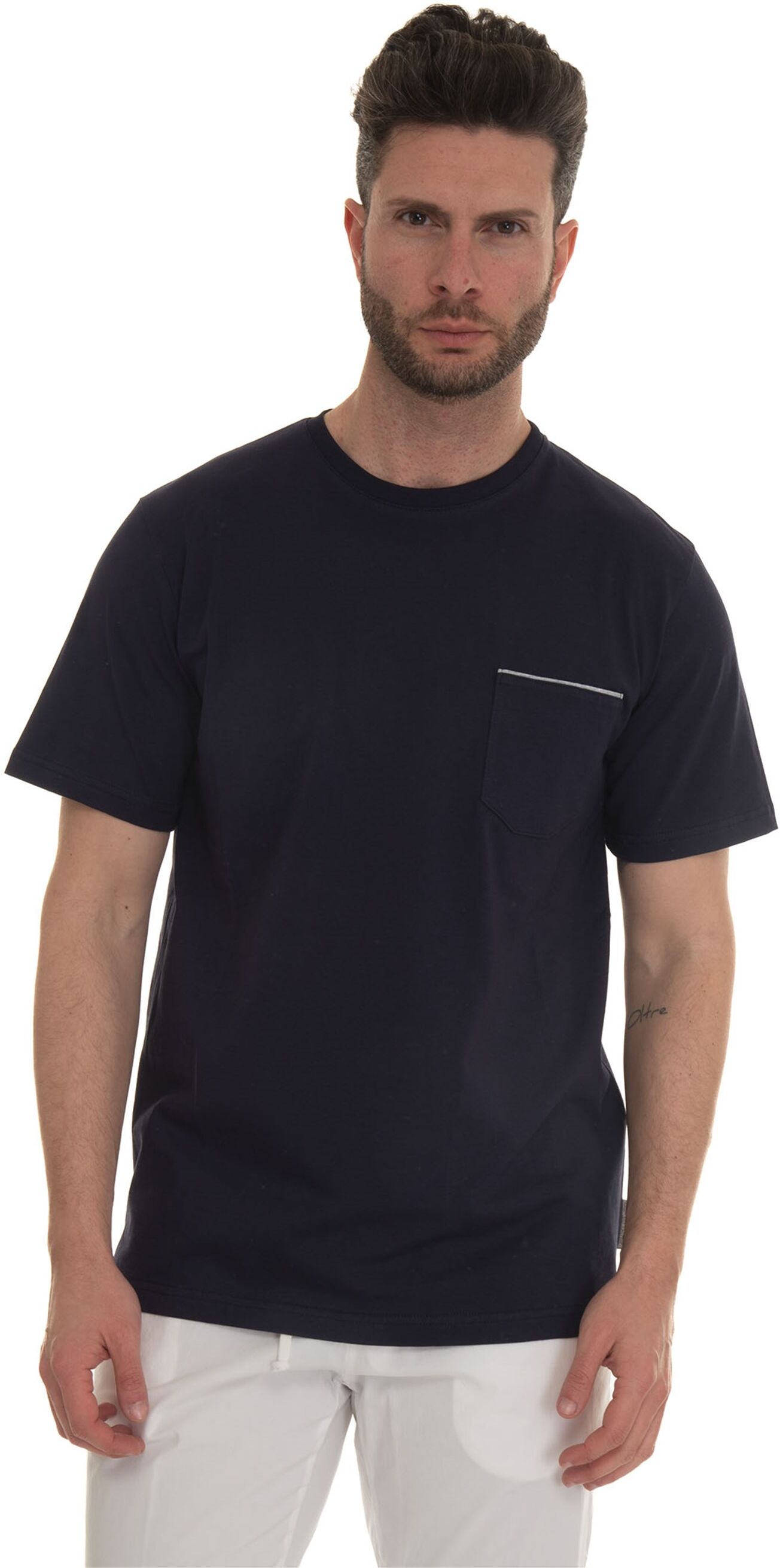 Detwelve T-shirt girocollo Blu Uomo XXL