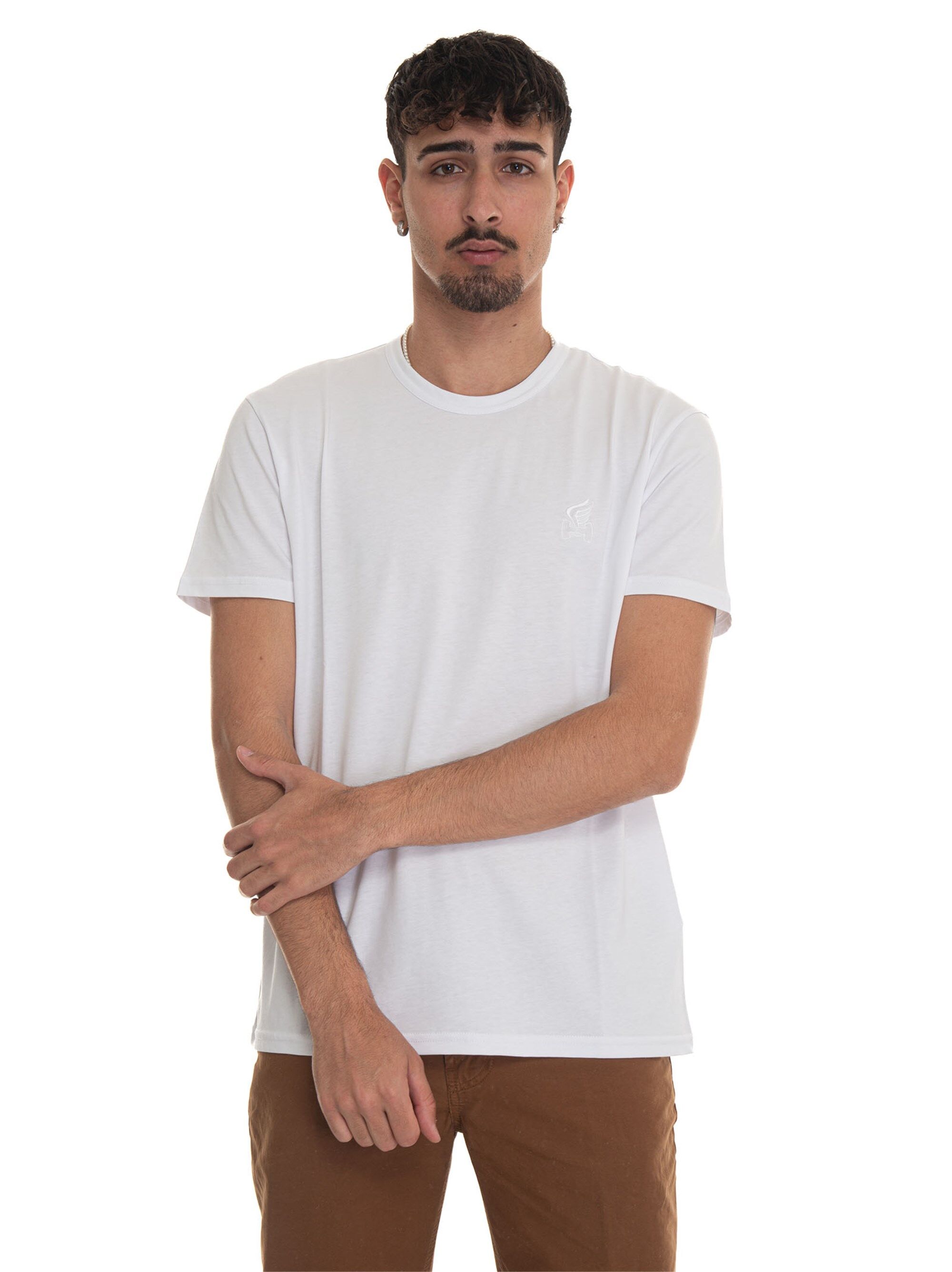 Hogan T-shirt girocollo mezza manica Bianco Uomo XL
