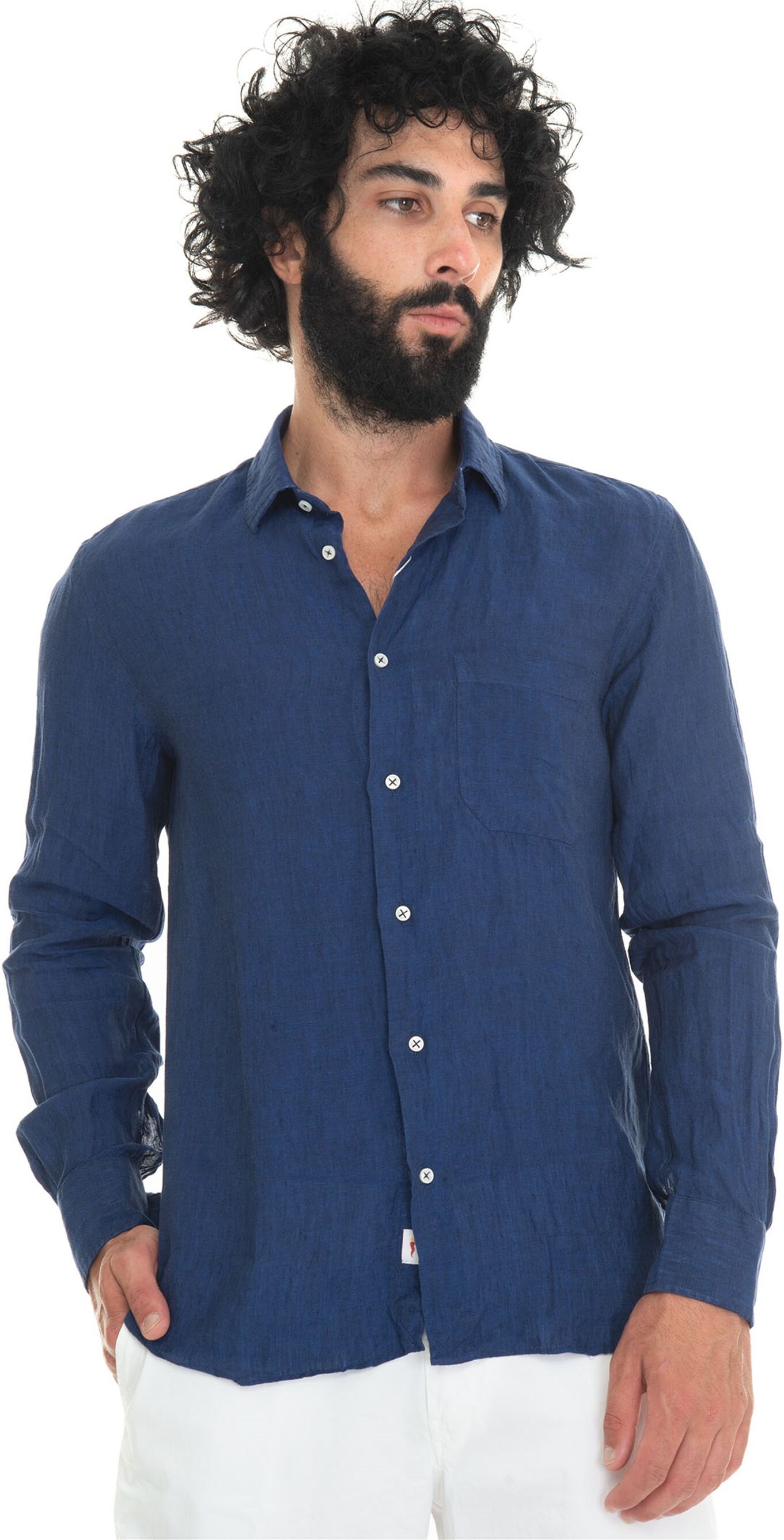 Vincenzo De Lauziers Camicia casual Blu Uomo M