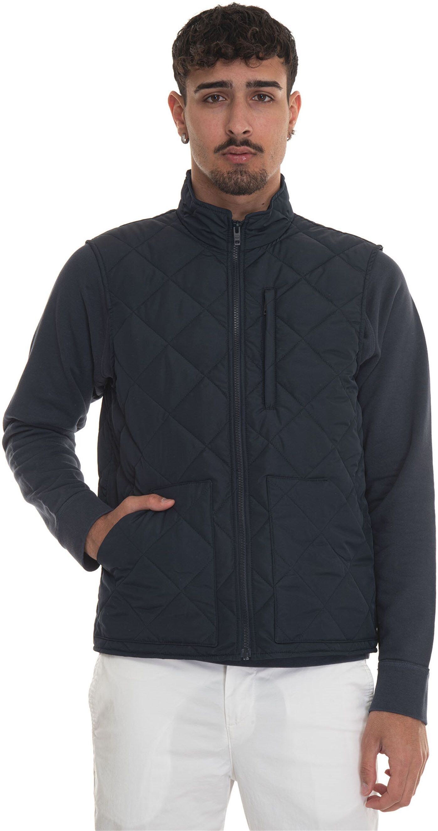 Fay Gilet trapuntato Blu Uomo L