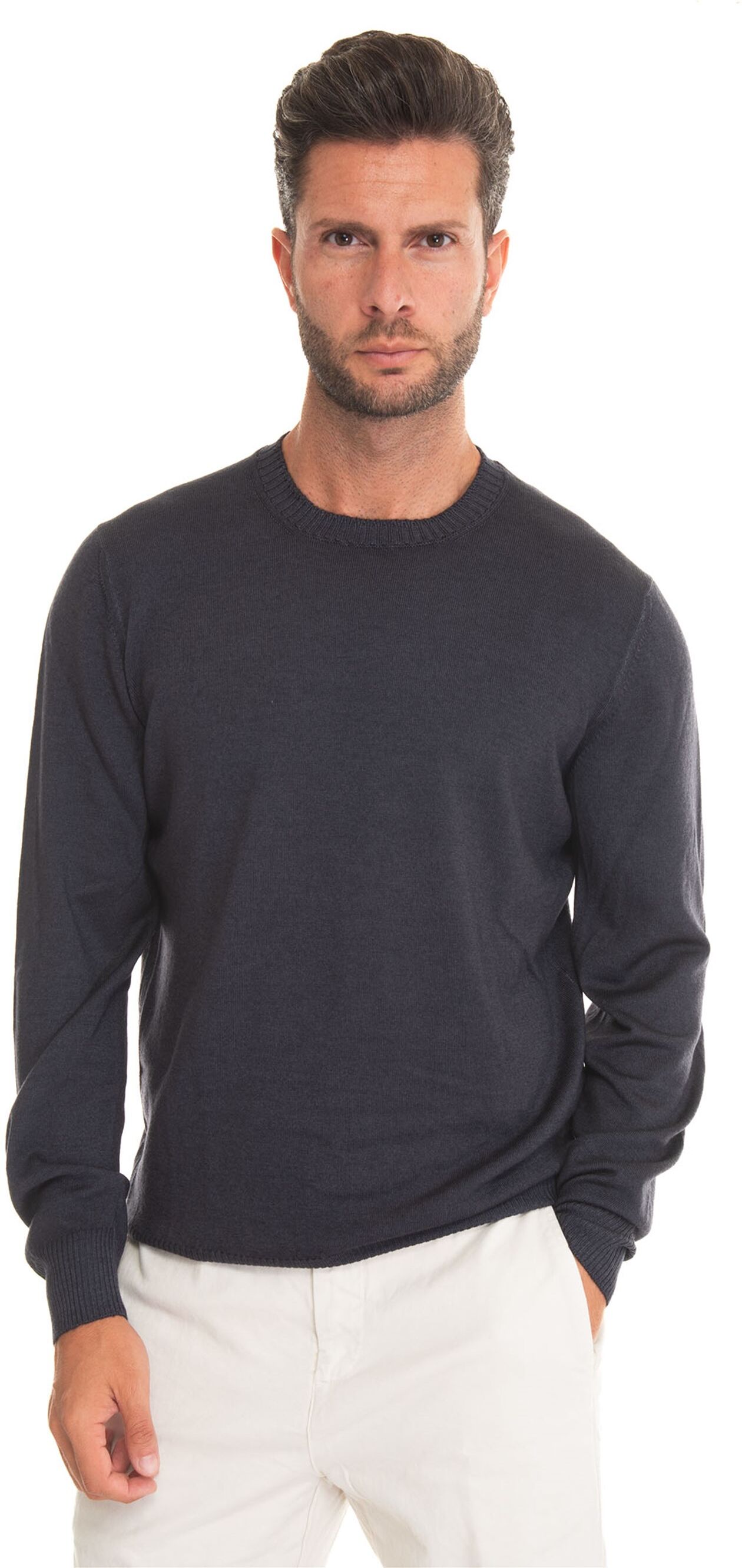 Fay Maglia girocollo Nero Uomo 52