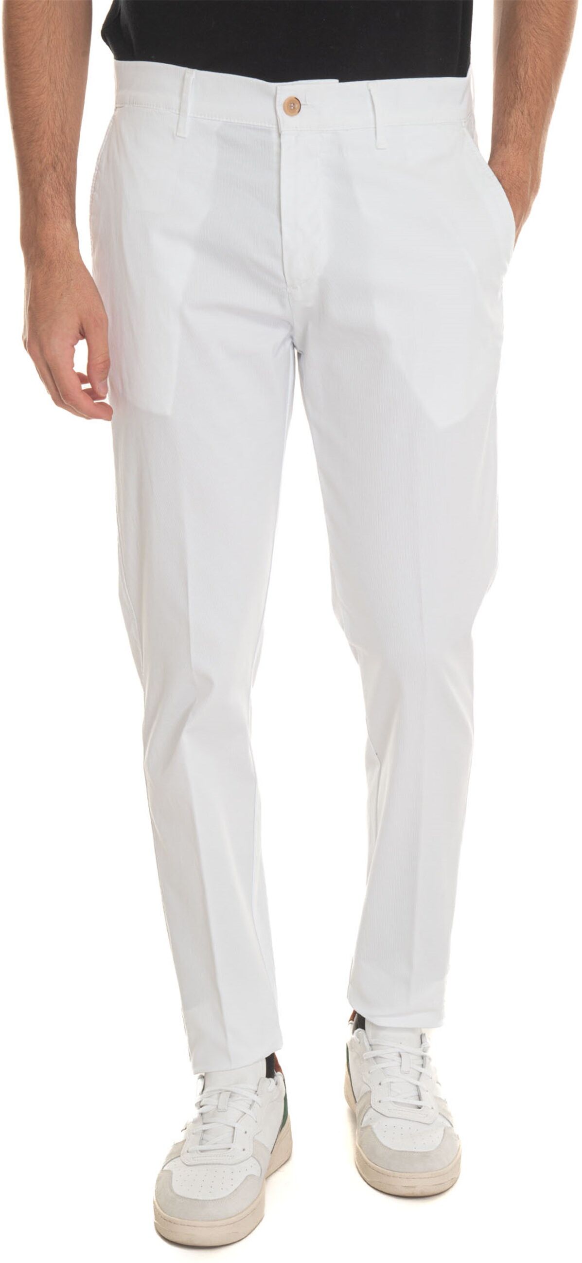 Harmont & Blaine Pantalone modello chino WSL361 Bianco Uomo 56