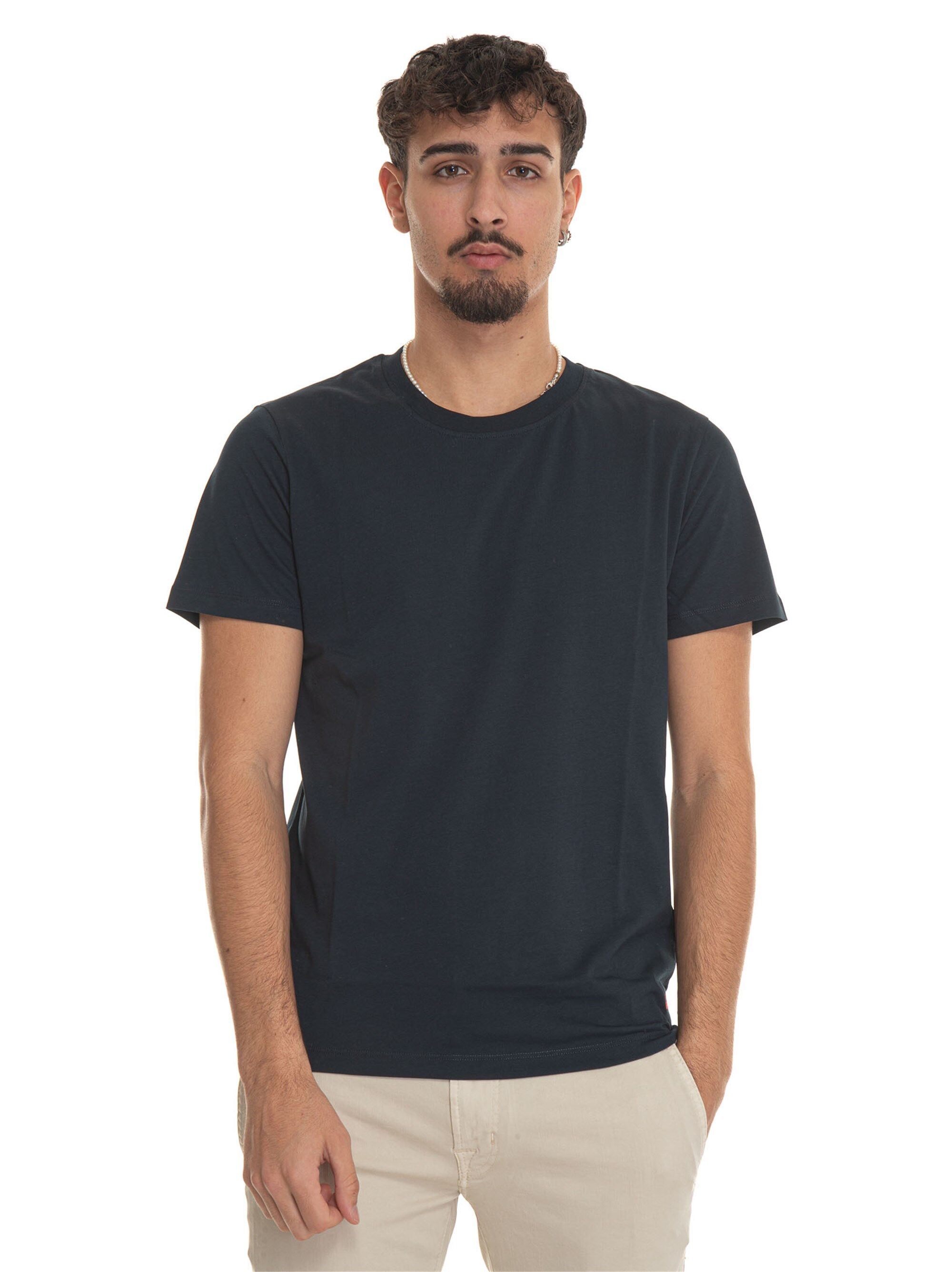 Peuterey T-shirt girocollo mezza manica MANDERLY01 Blu Uomo XL