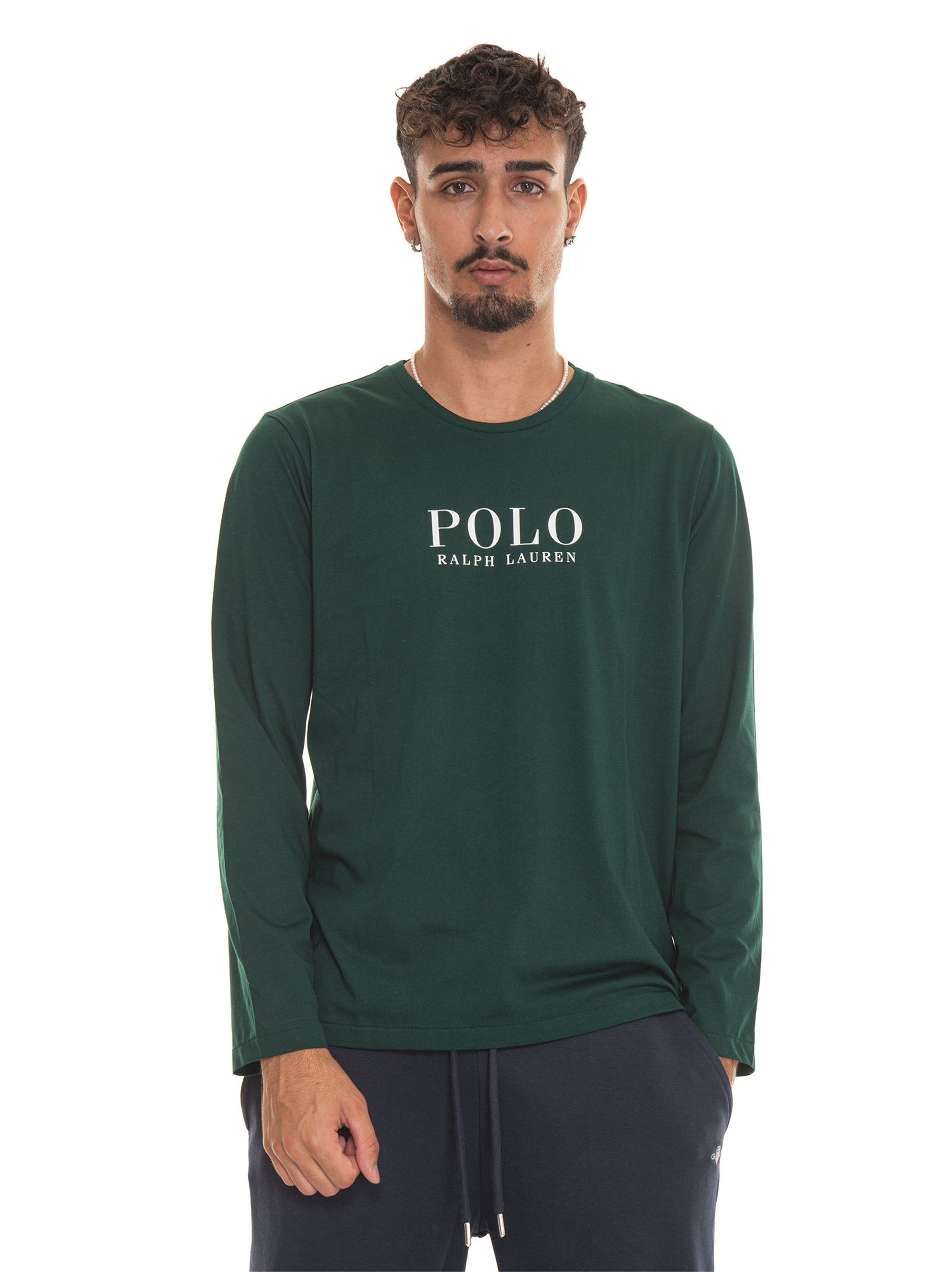 Ralph Lauren T-shirt girocollo Verde Uomo L