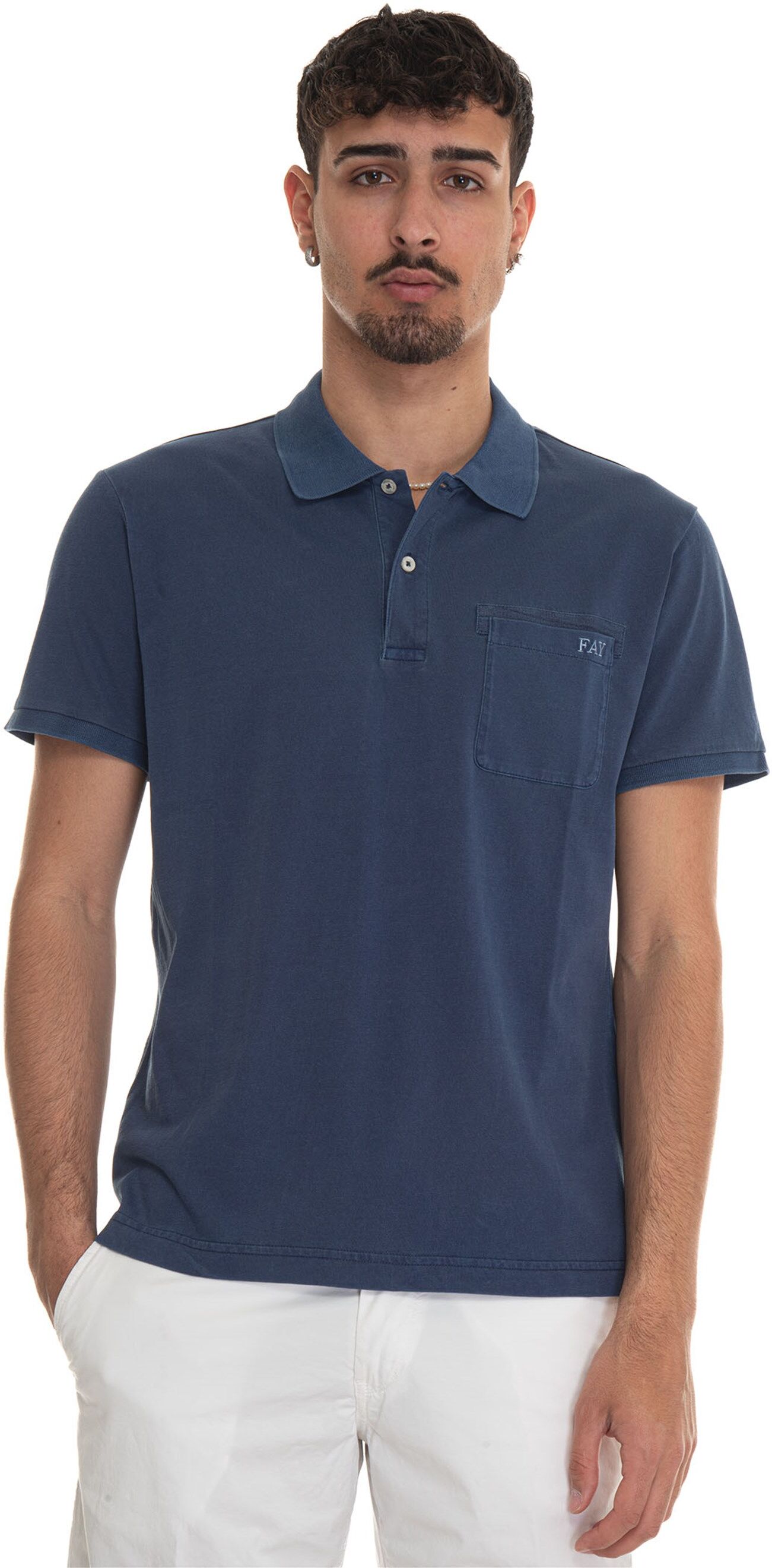 Fay Polo manica corta Blu Uomo L