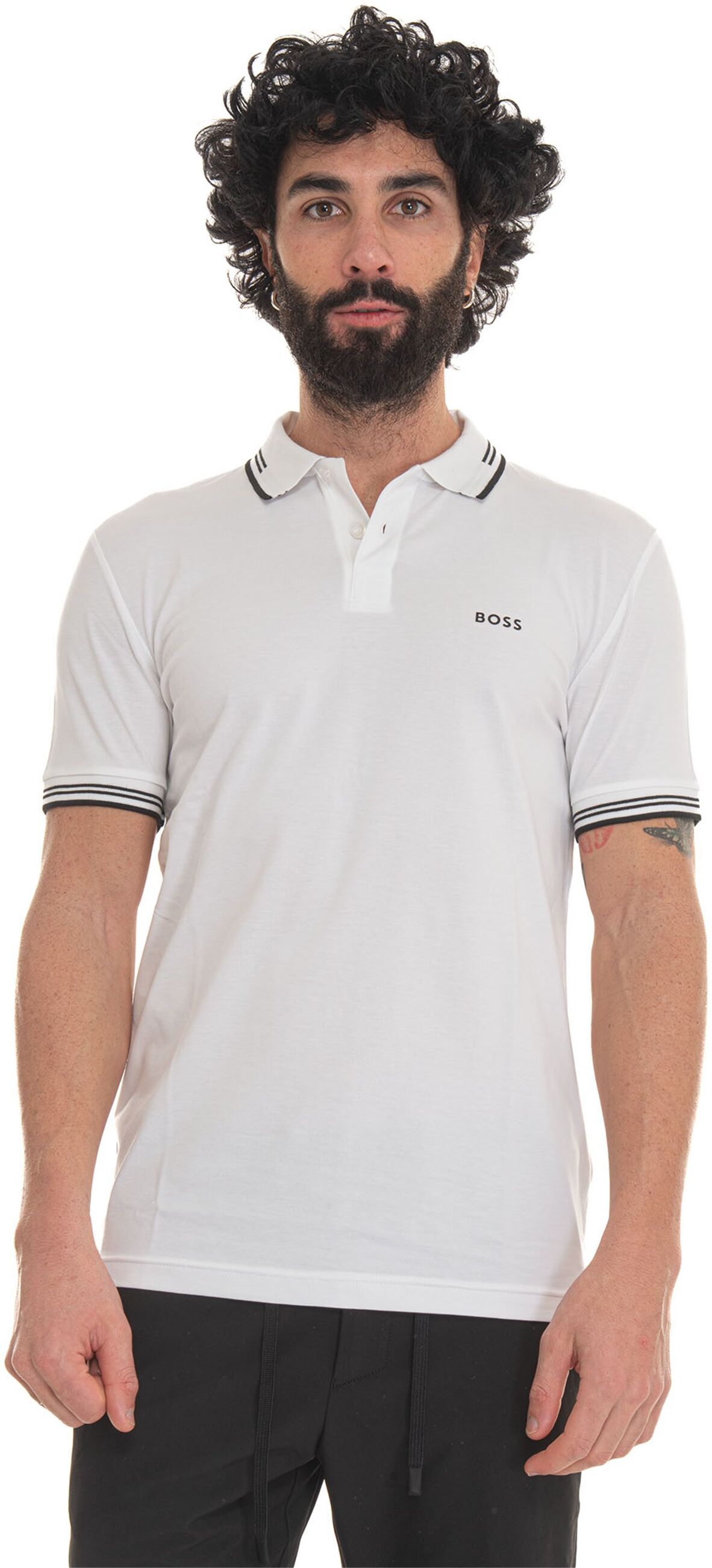 Boss Polo manica corta Bianco Uomo XL