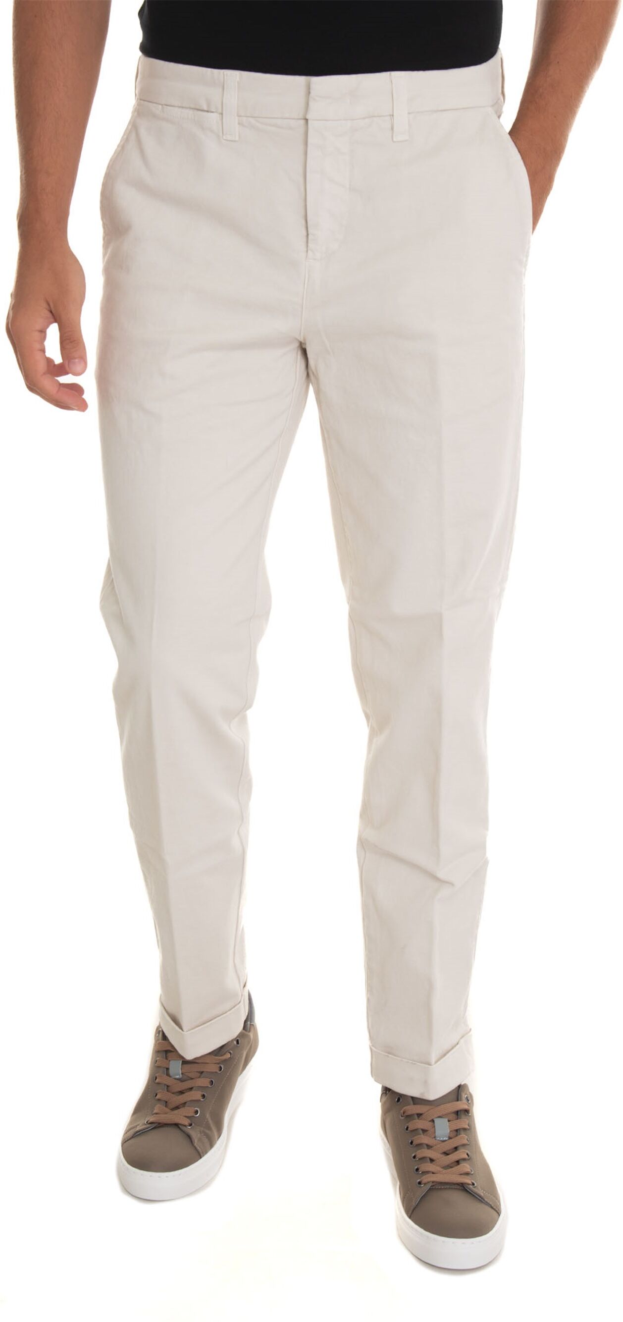 Fay Pantalone modello chino Latte Uomo 36